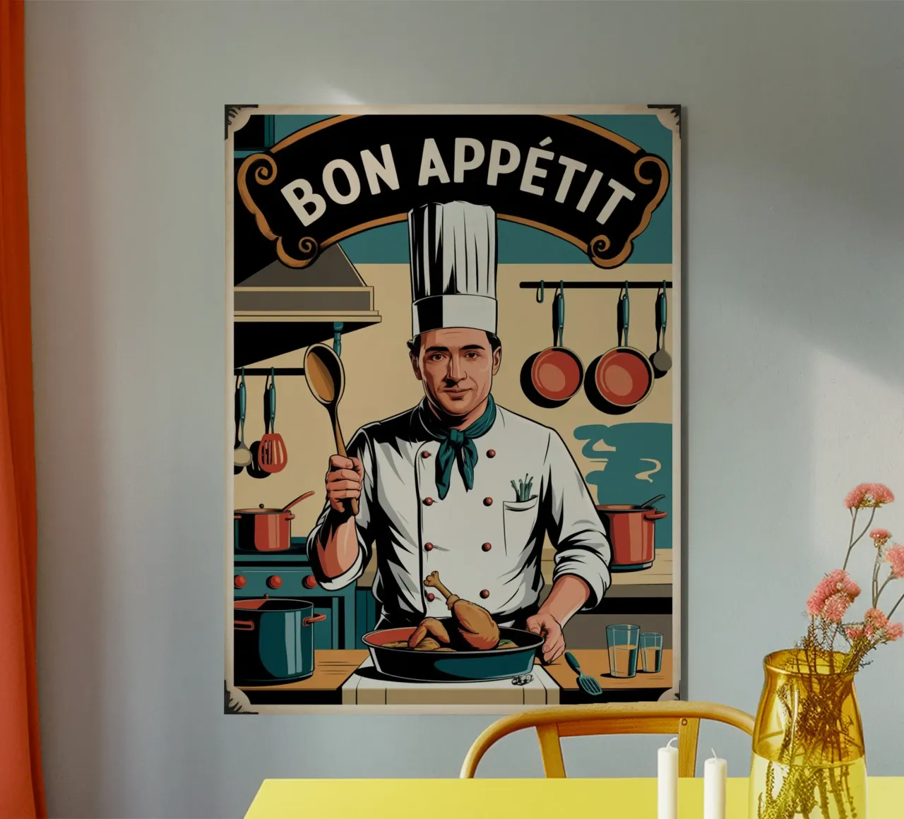 Bon Appetit alluminio dibond da Shark Printables