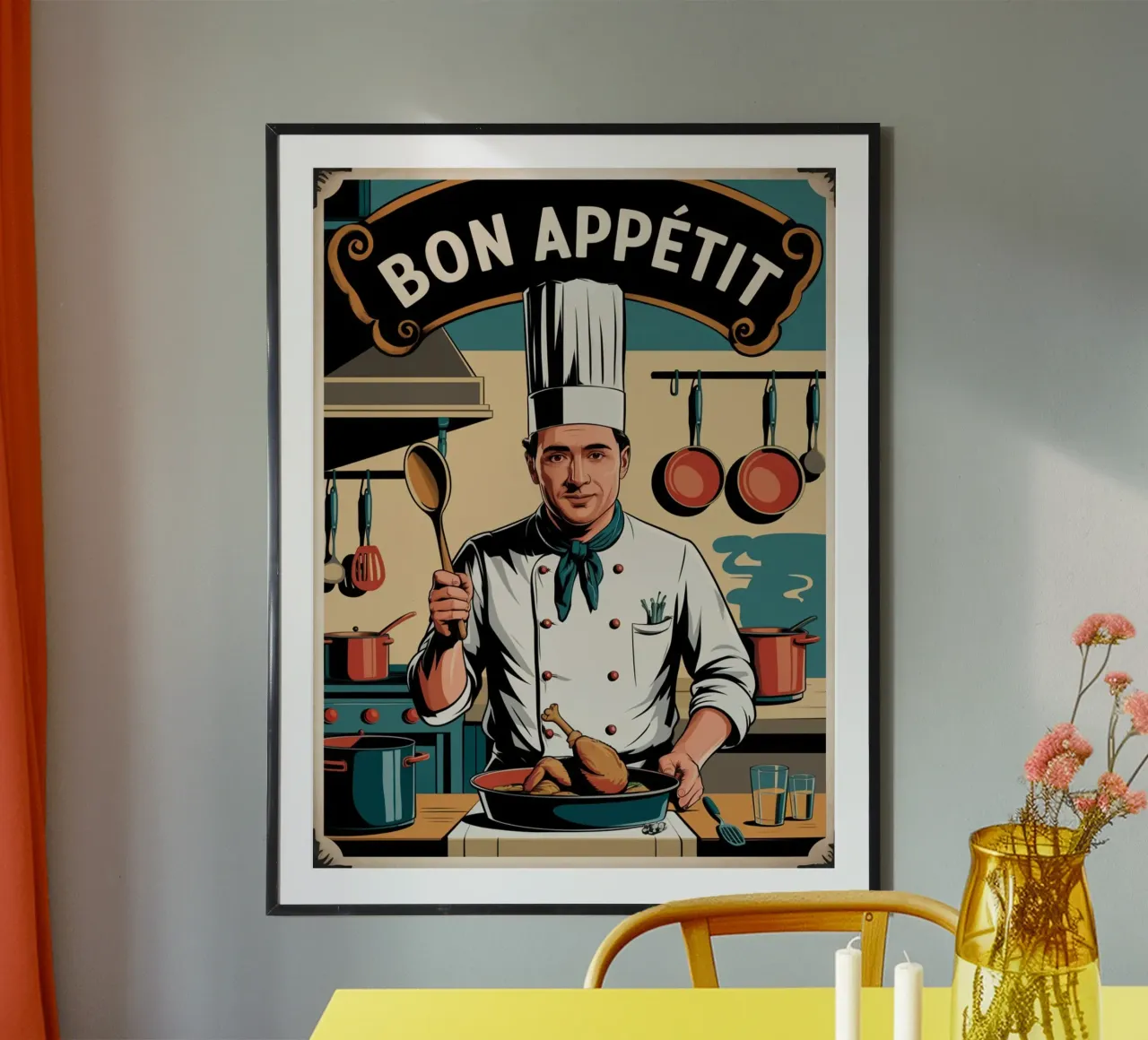 Bon Appetit poster da Shark Printables