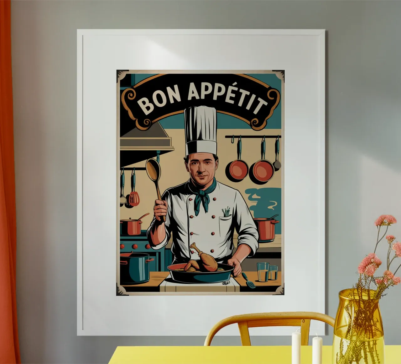 Bon Appetit poster da Shark Printables