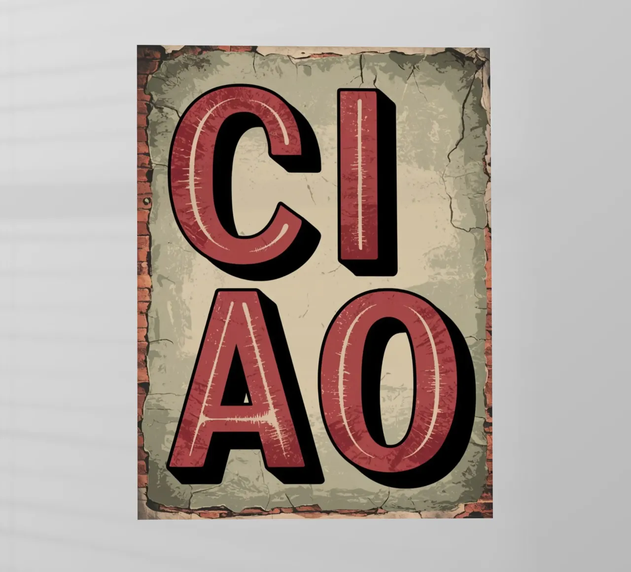 Ciao pellicola backlit da Shark Printables