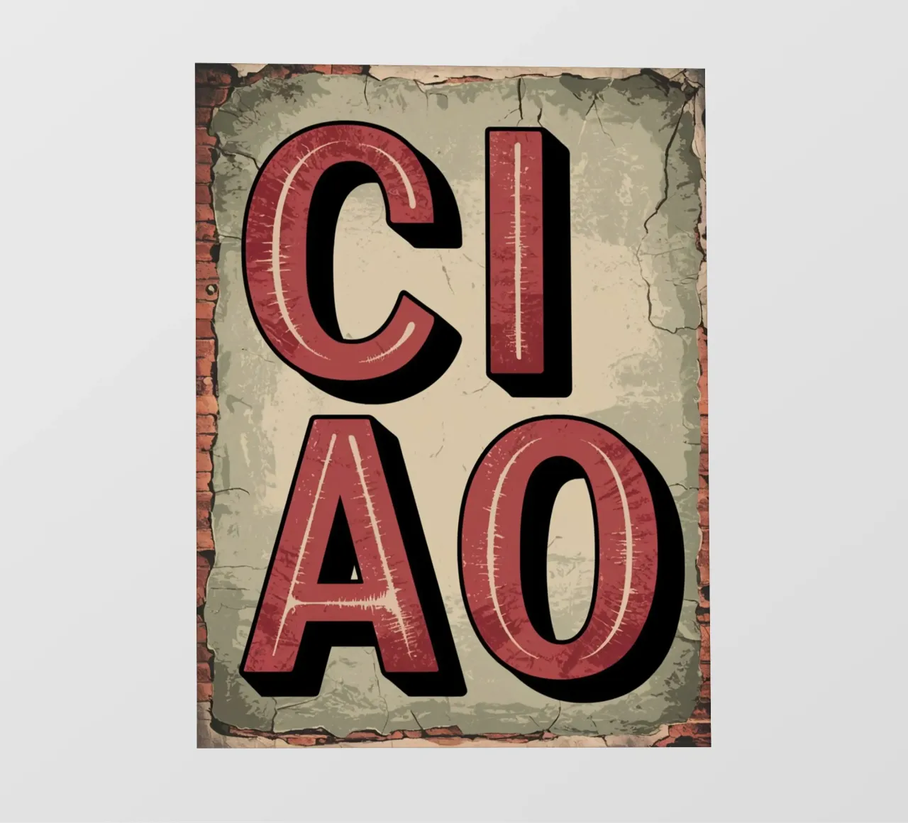 Ciao pellicola backlit da Shark Printables