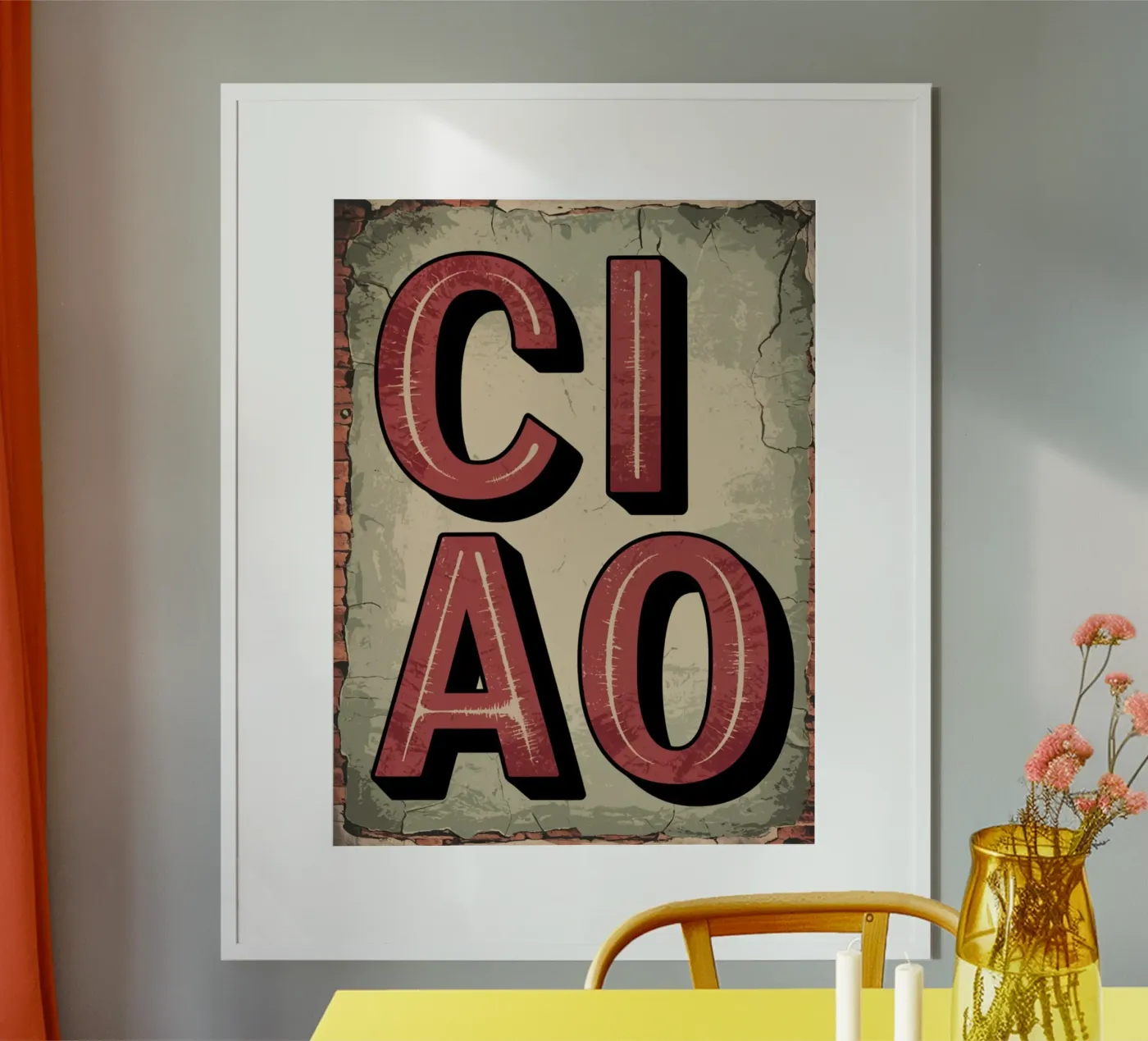 Ciao poster by Shark Printables