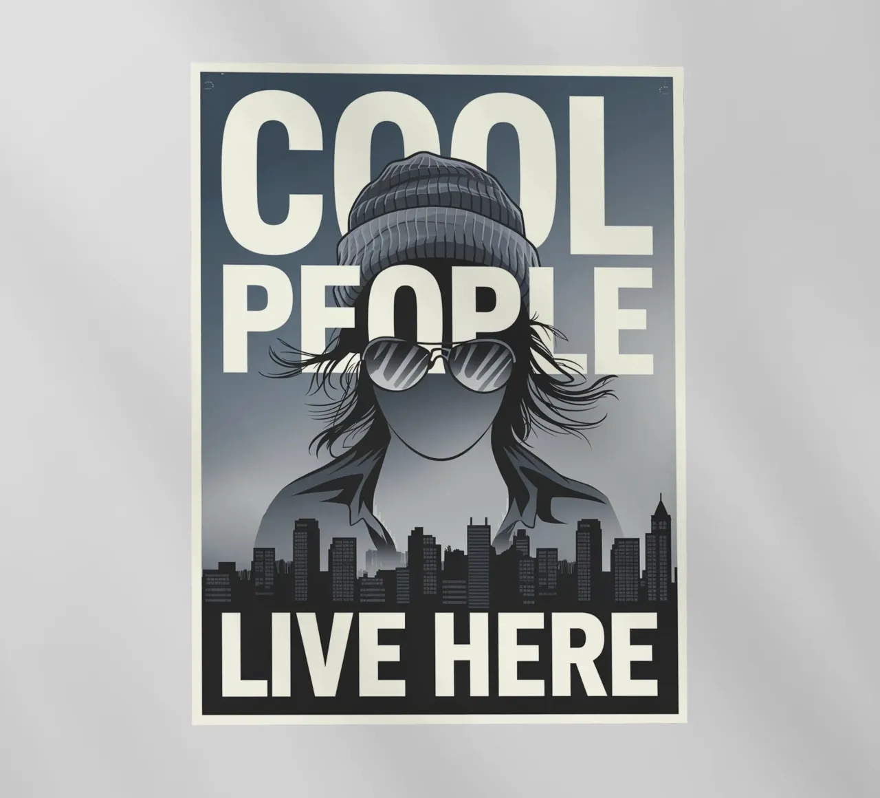 Qui vive gente in gamba pellicola backlit da Shark Printables