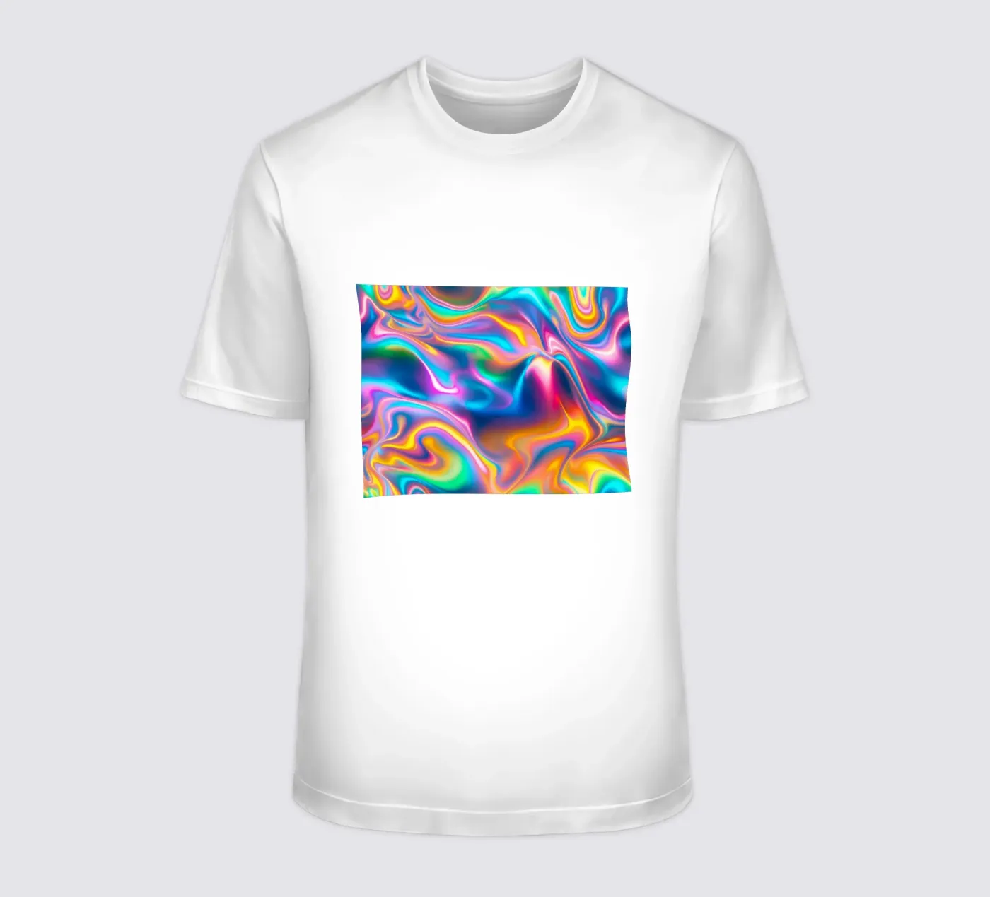 Motivo iridescente arcobaleno t-shirt da Shark Printables
