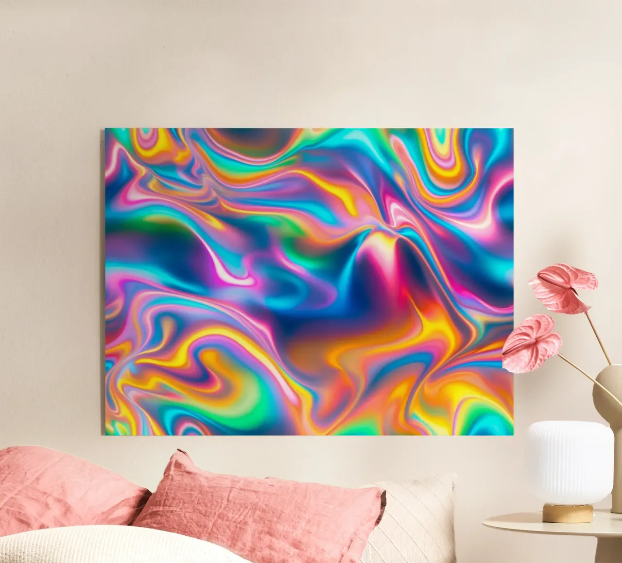 Rainbow Iridescent Pattern plexiglass da Shark Printables
