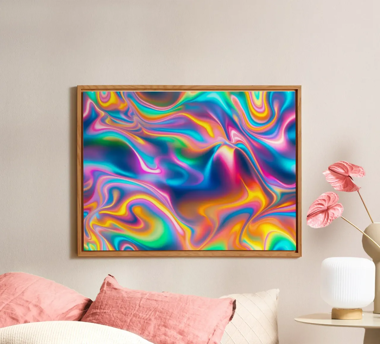 Rainbow Iridescent Pattern forex plate by Shark Printables