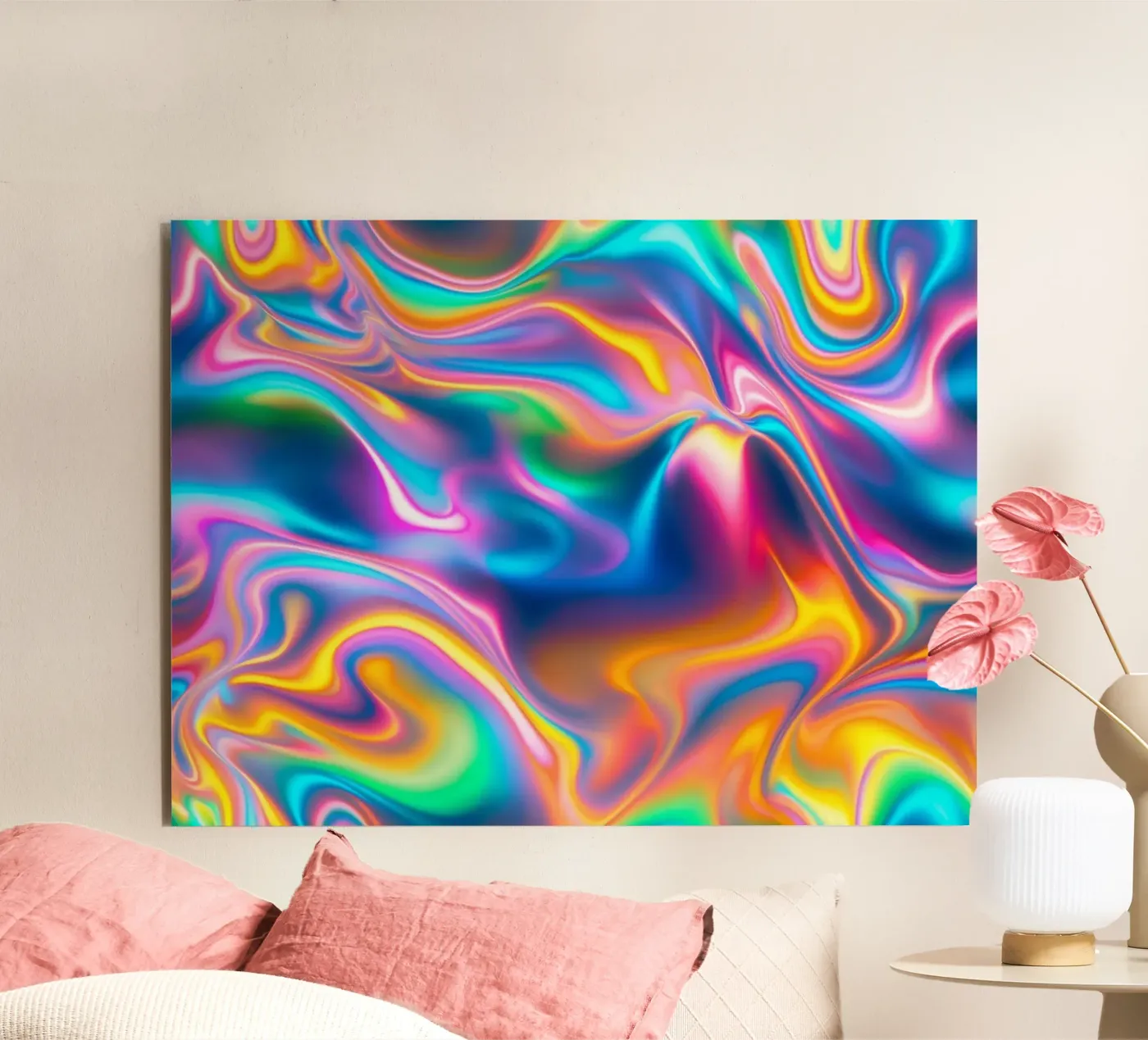 Rainbow Iridescent Pattern forex plate by Shark Printables