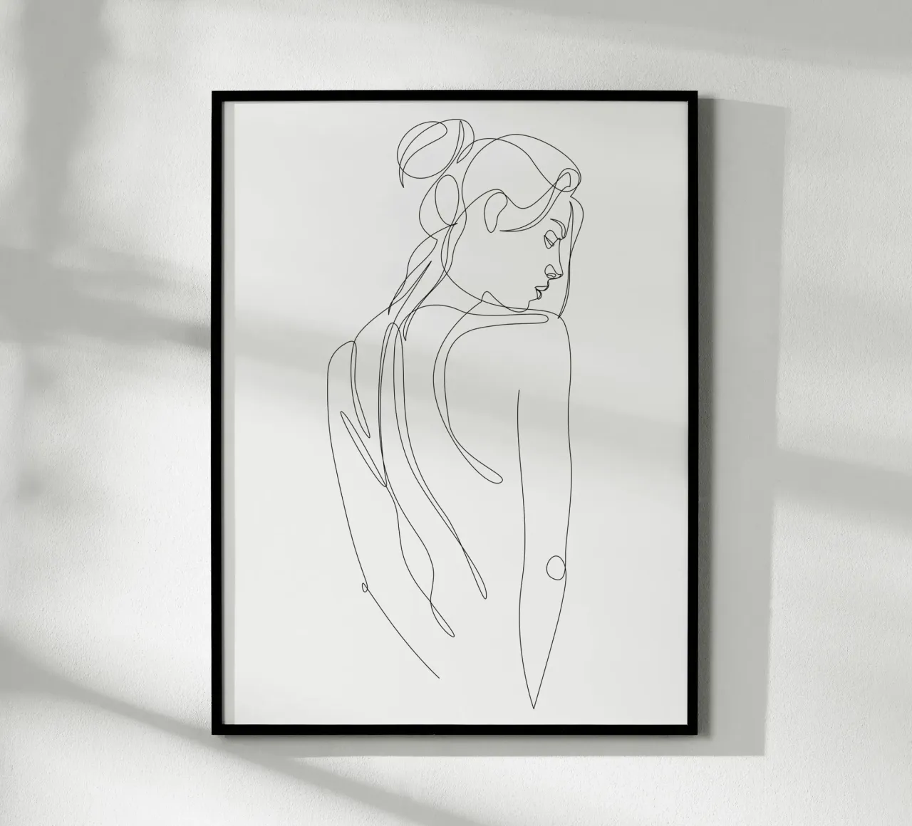 Elvia - Figura di linea - A2506 carta hahnemühle da Addillum