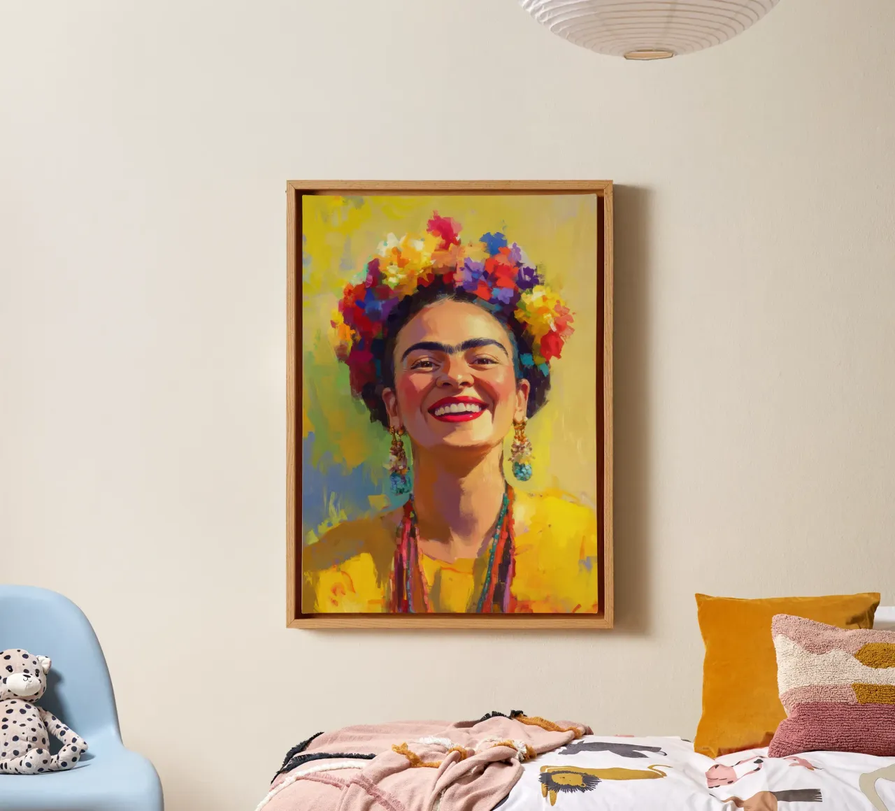 Frida Kahlo: I colori del trionfo, un omaggio alla vita tela da Fantasias Florales