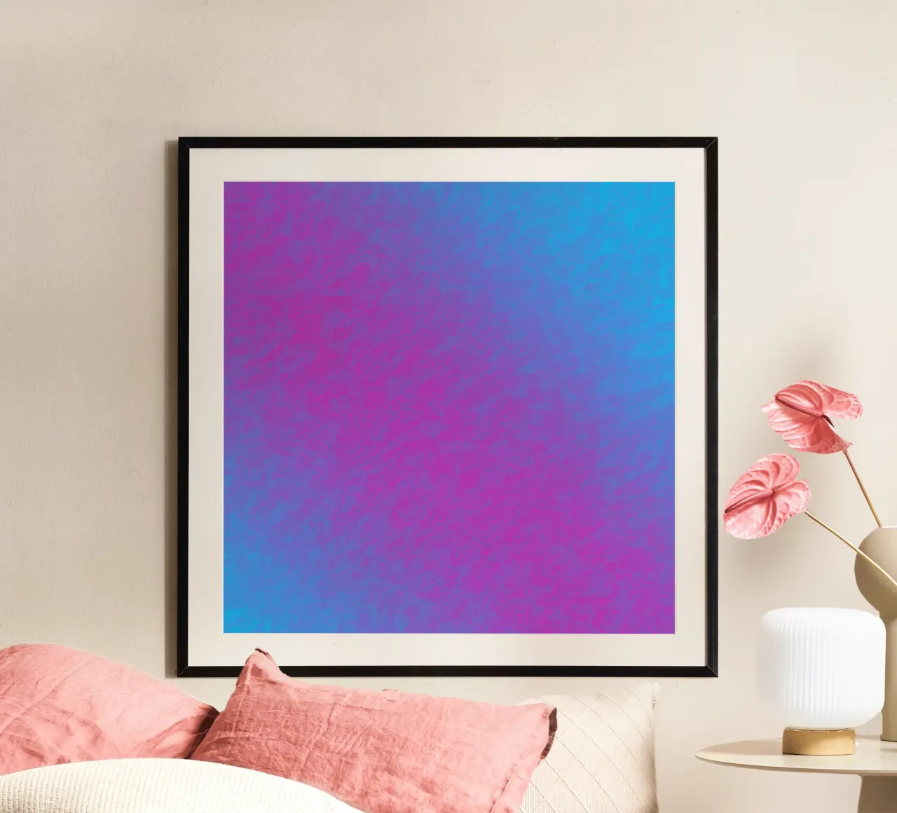 Y_XRX_BTC poster con telaio in plastica da Crypto_Jungle
