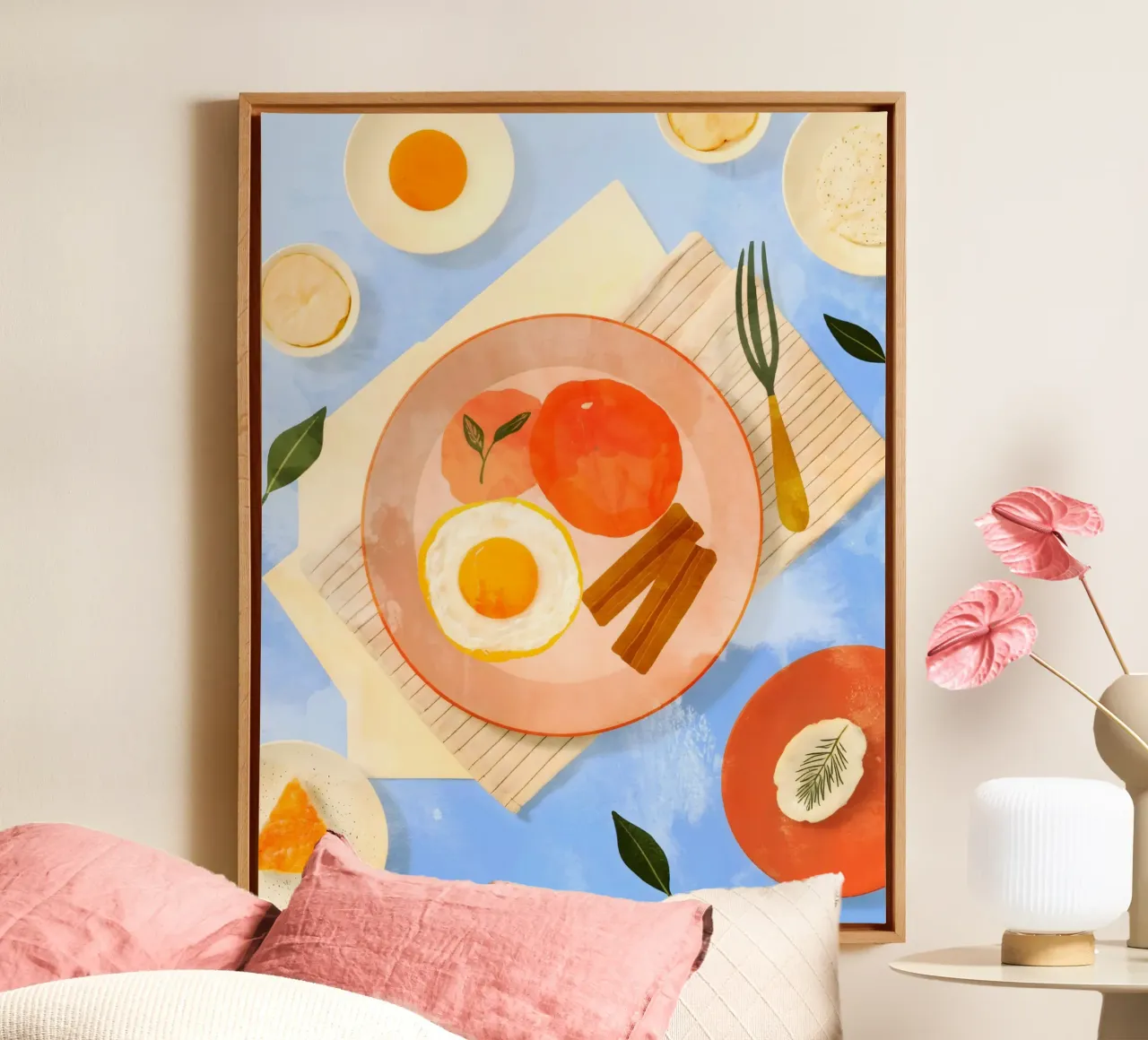 Savor the simple joys—sunny side up and soul wide open. canvas by 83oranges