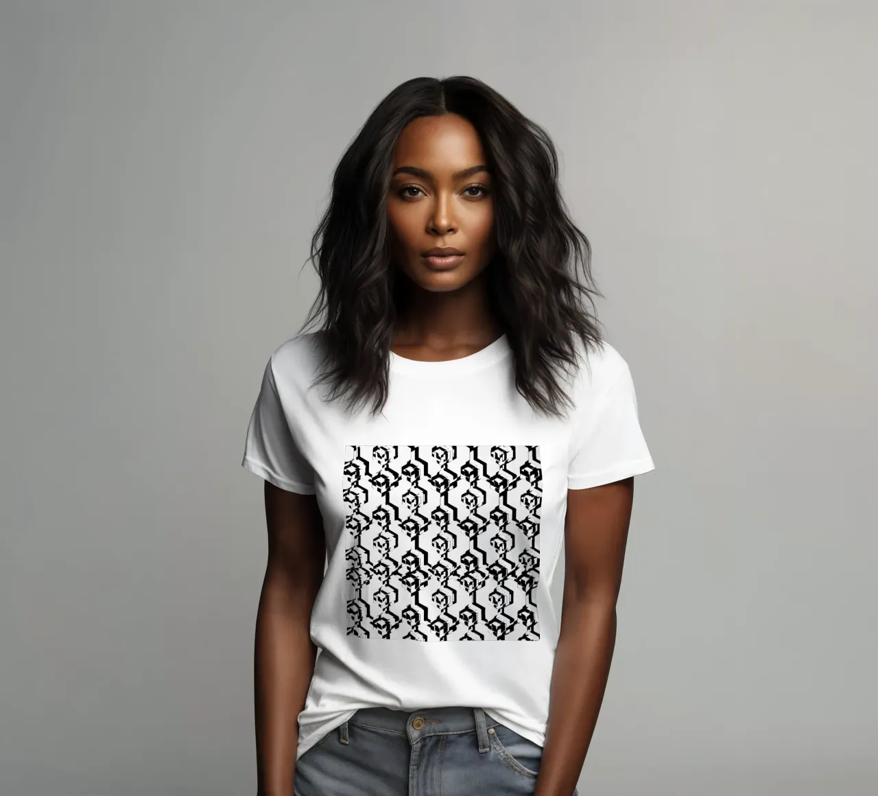 Starburst_SW Frauen T-Shirt von Crypto_Jungle