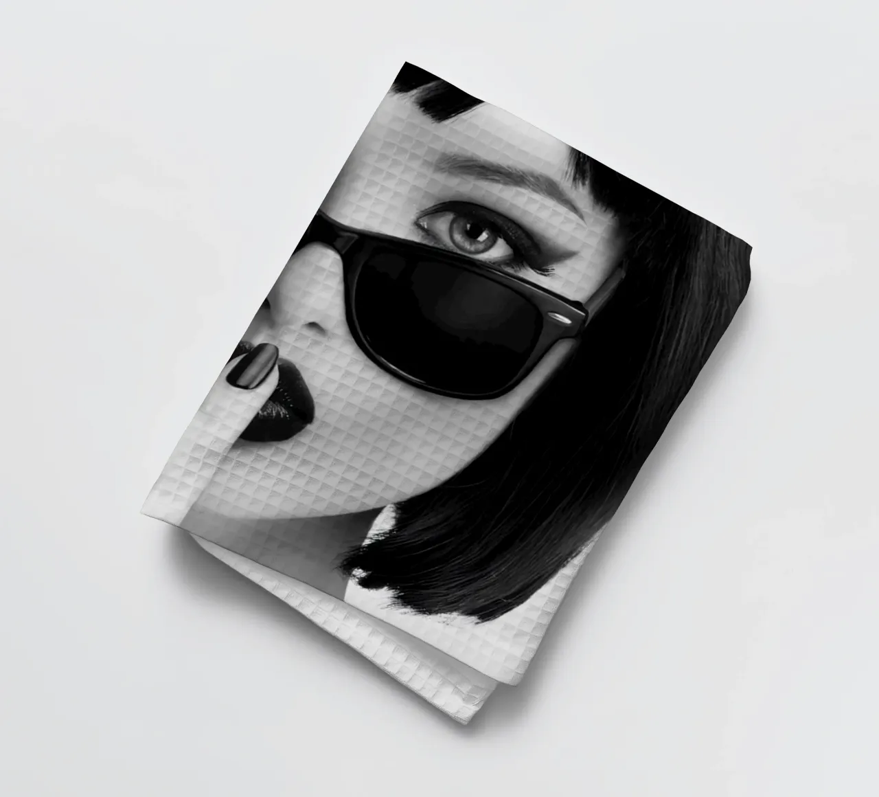 SShhh tea towel by Lorraine Mooore