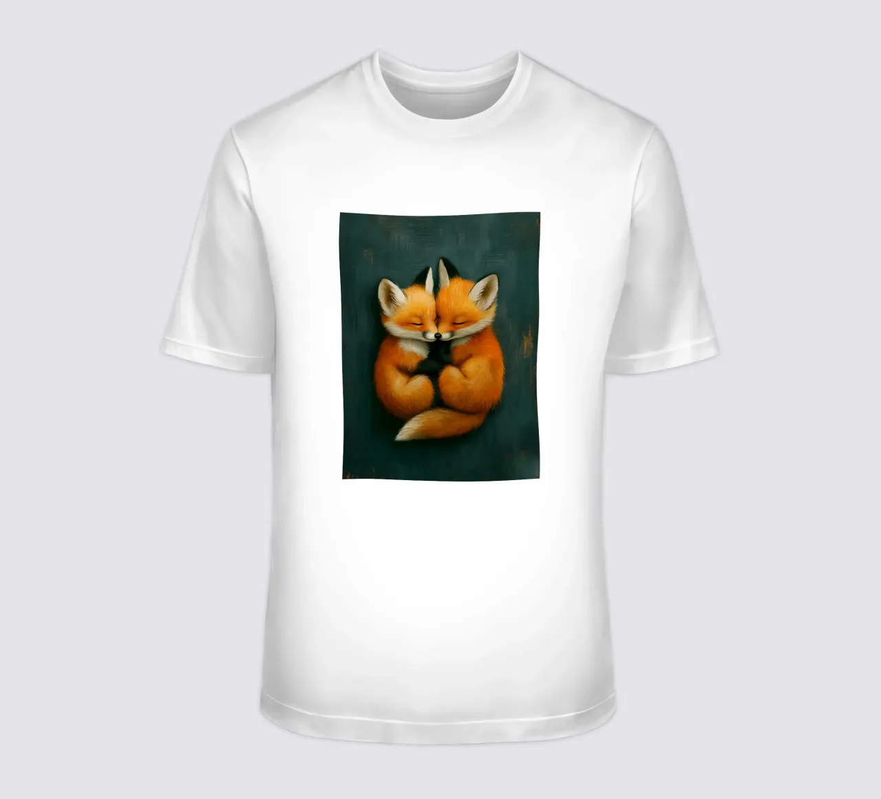 Piccole volpi dell'amore t-shirt da Carinaprint