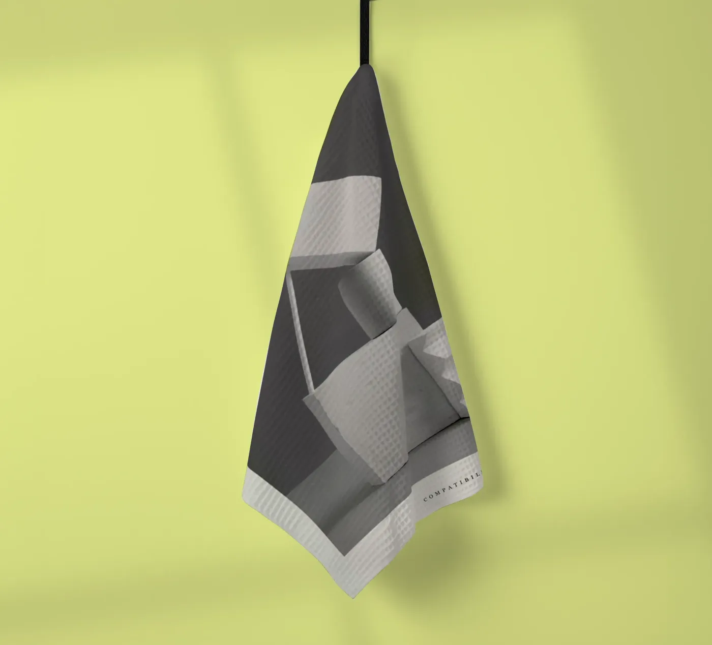 Compatibility tea towel by Graphite