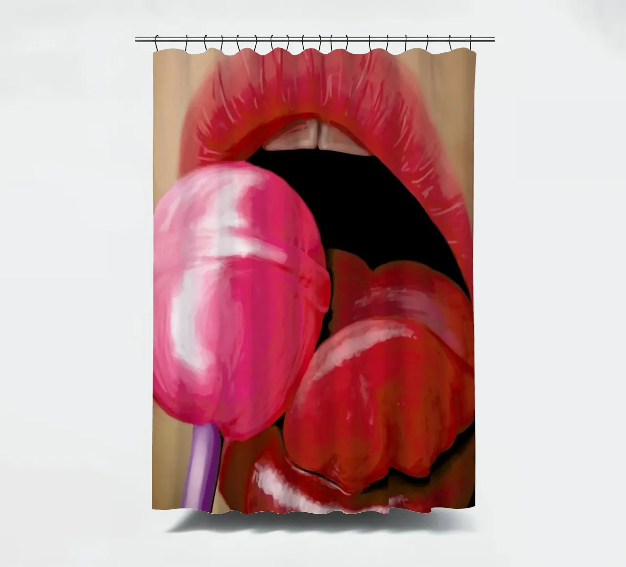 Lola's shower curtain by Musya