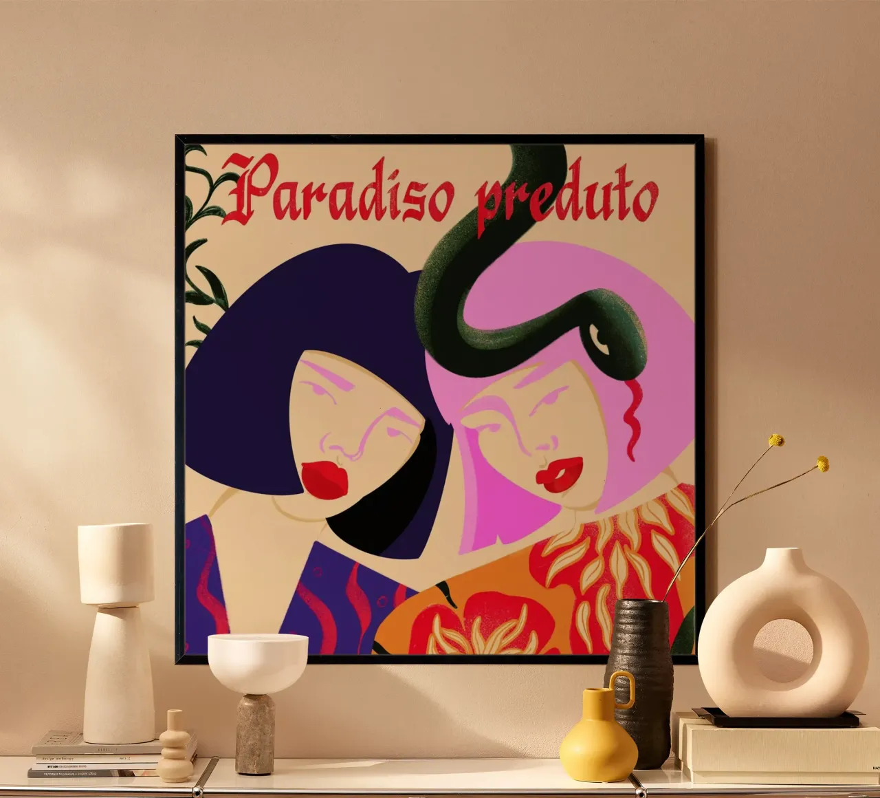 Pareiso Preduto poster da Kika illu