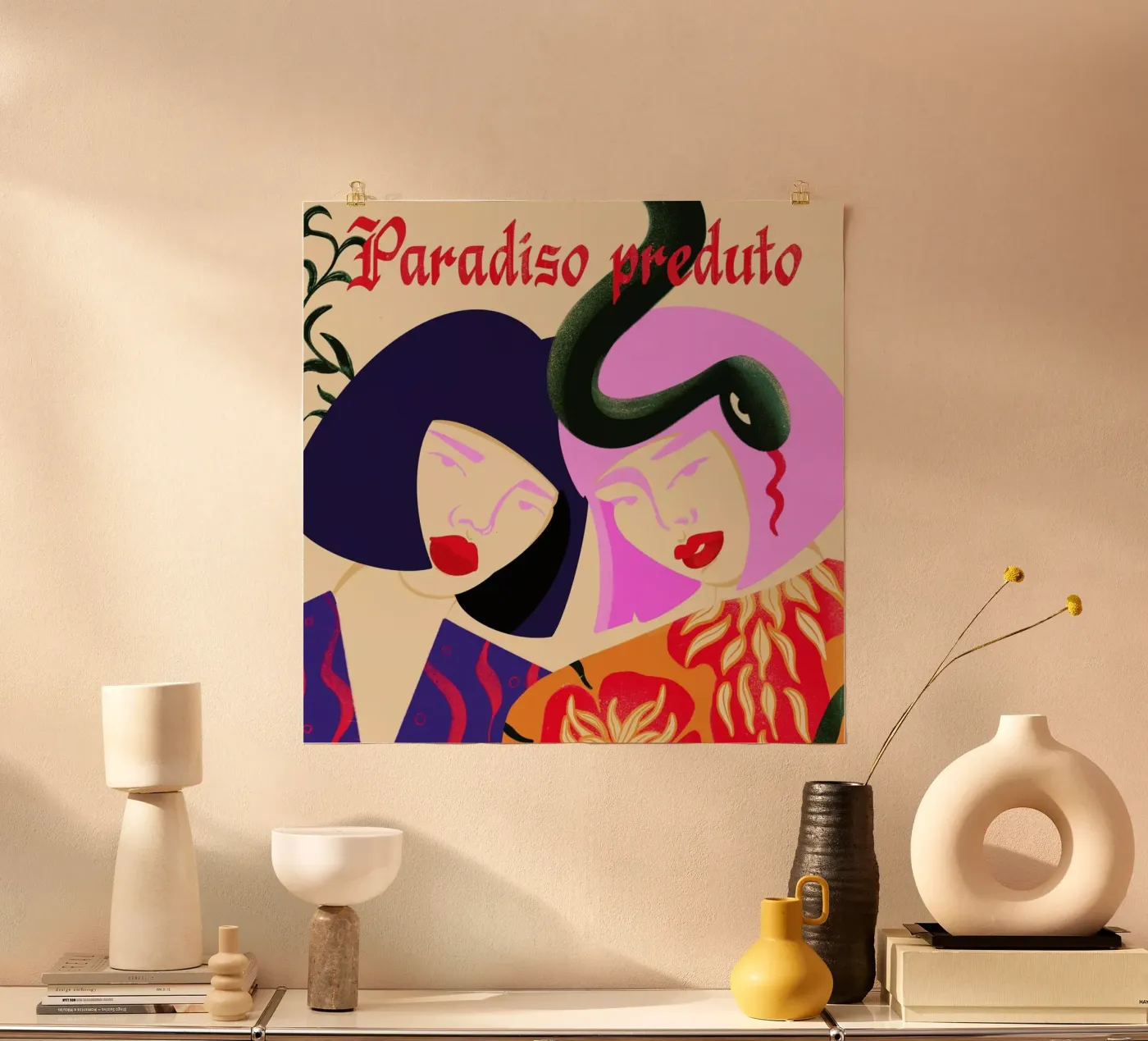 Pareiso Preduto poster da Kika illu