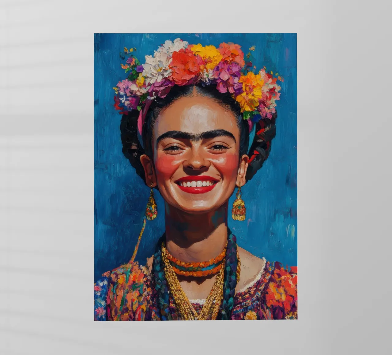 Frida Kahlo: l'anima in fiore pellicola backlit da Fantasias Florales