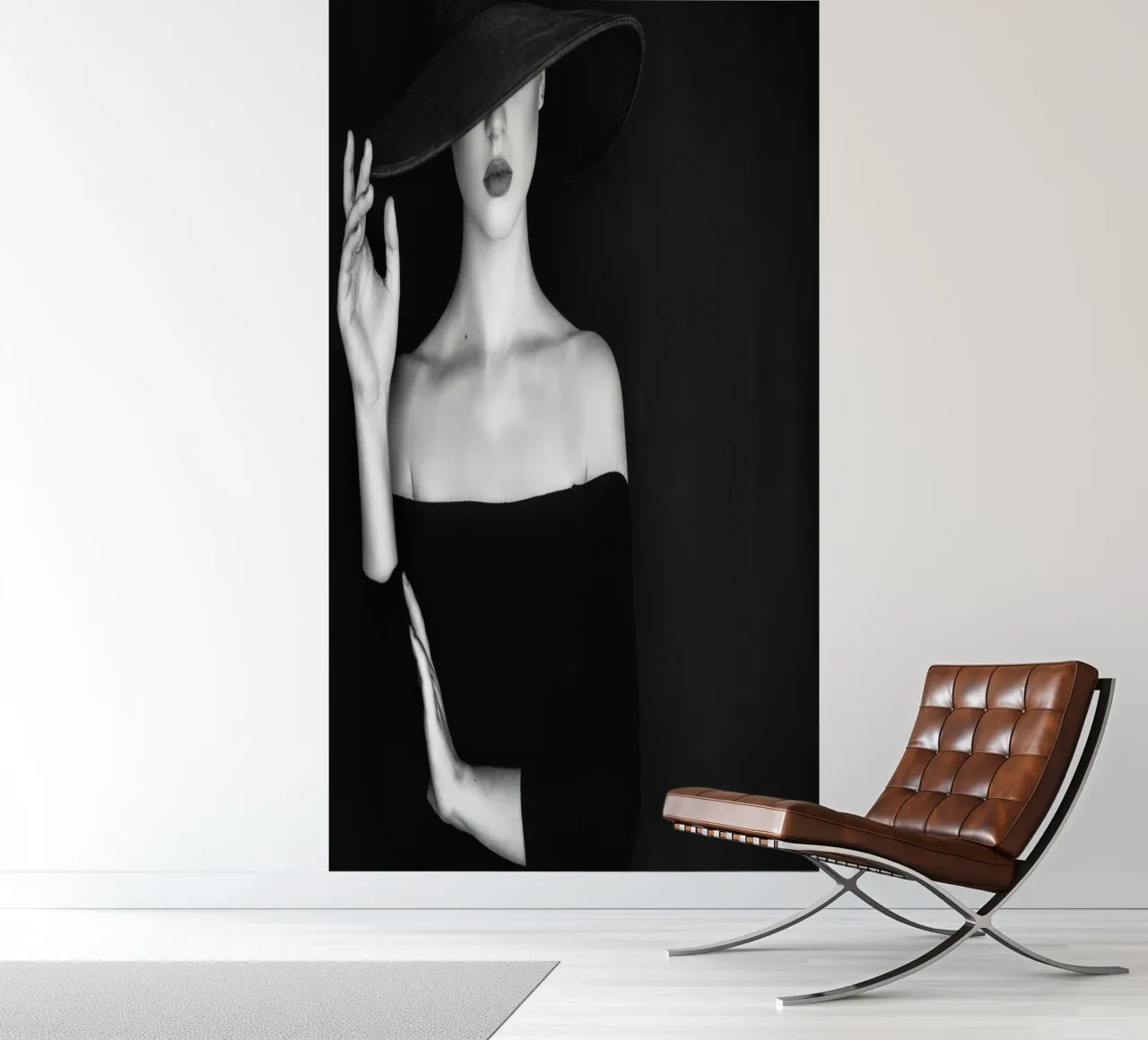 Beautiful Woman Wearing a Hat photo wallpaper by Lorraine Mooore