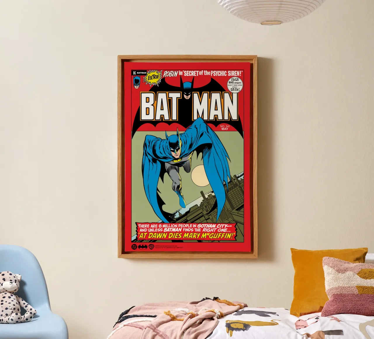 Batman #241 - At dawn dies Mary McGuffin! tela con Cornice a cassetta da Comic Covers by Warner Bros.