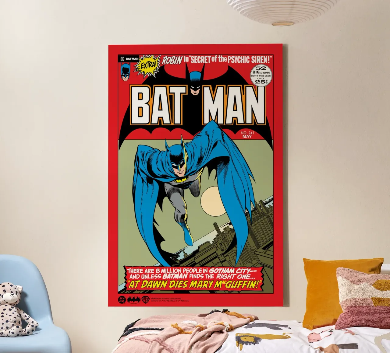 Batman #241 - At dawn dies Mary McGuffin! tela con Cornice a cassetta da Comic Covers by Warner Bros.