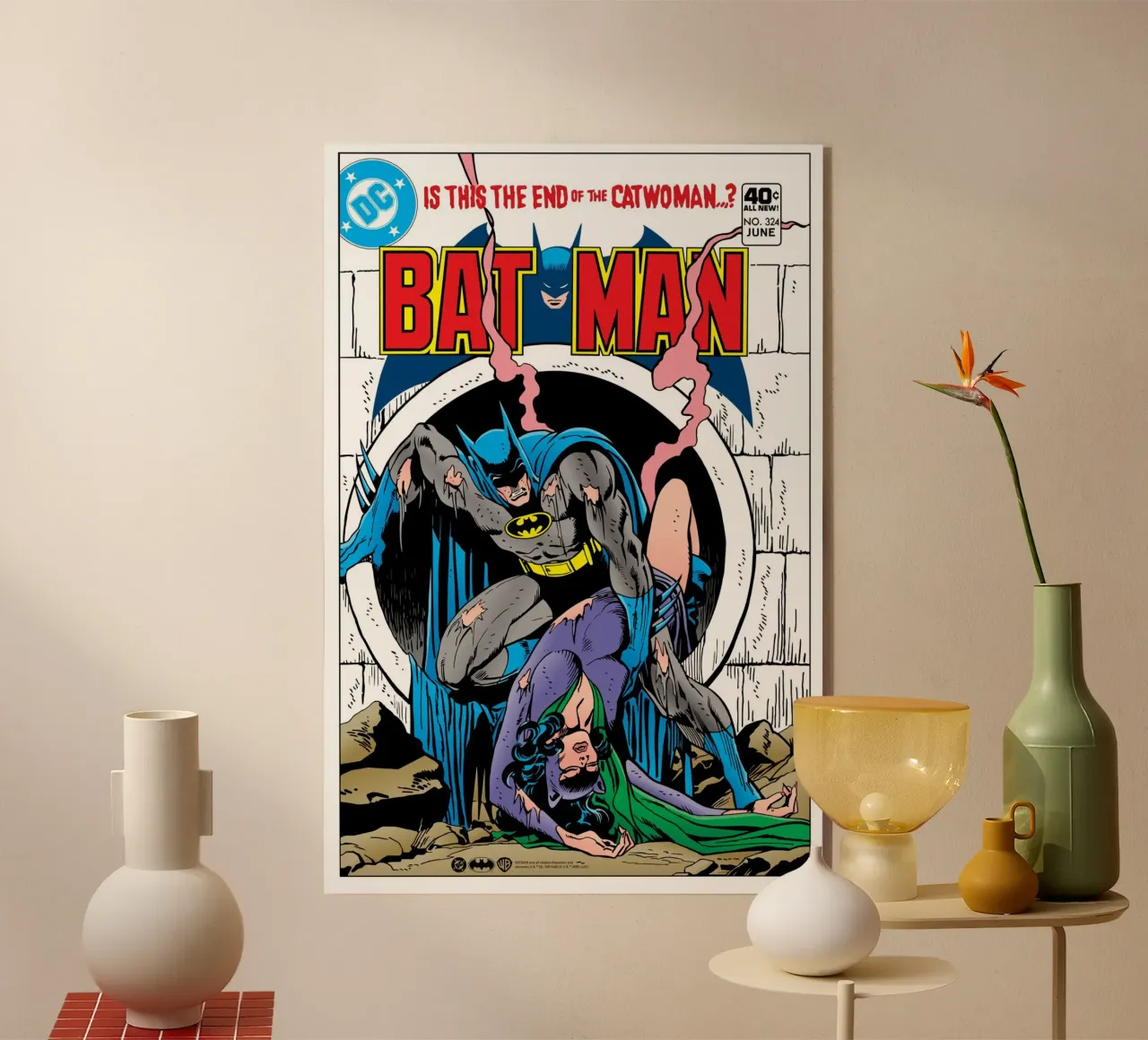 Batman #324 plexiglass da Comic Covers by Warner Bros.