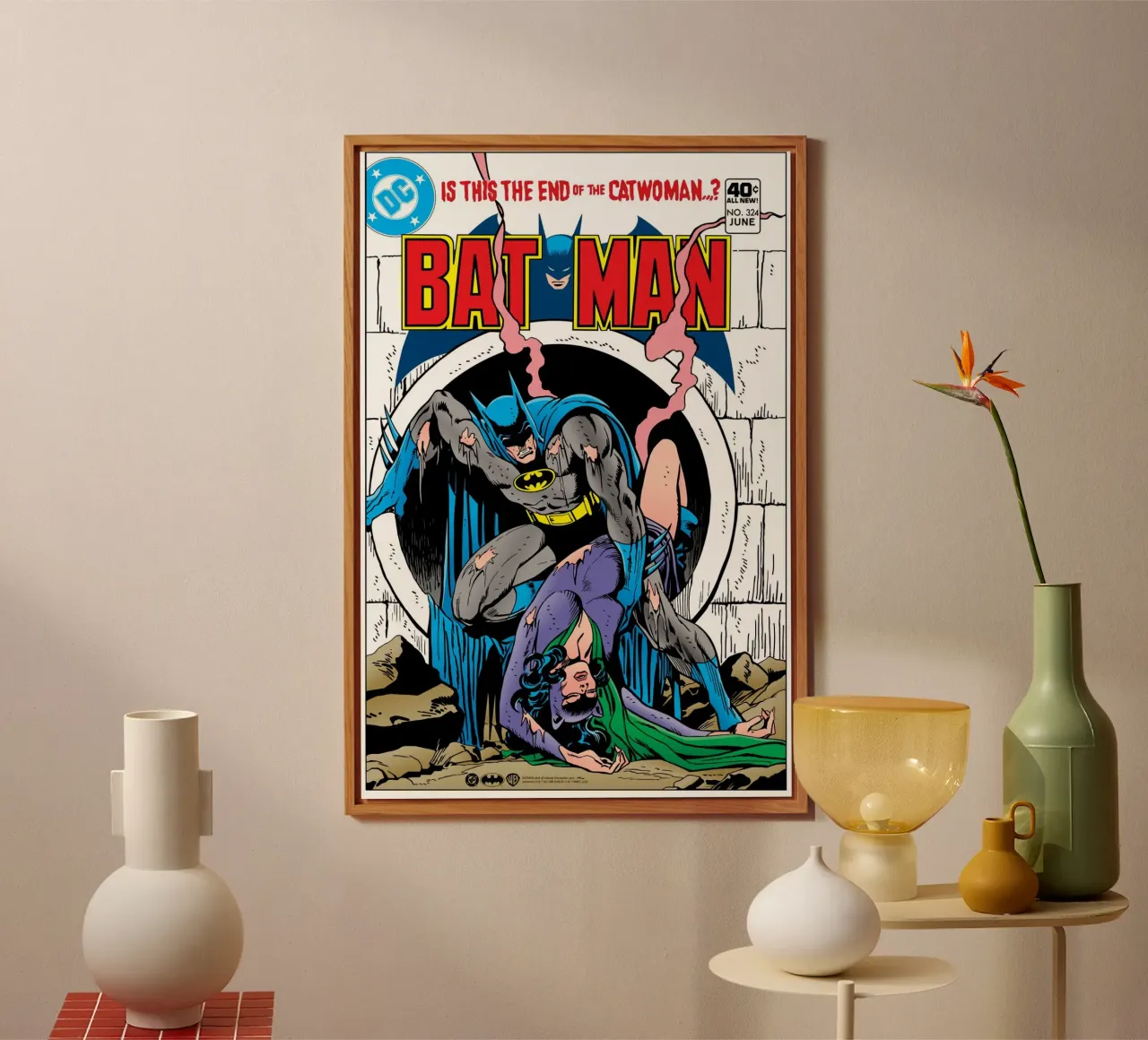 Batman #324 alluminio dibond da Comic Covers by Warner Bros.