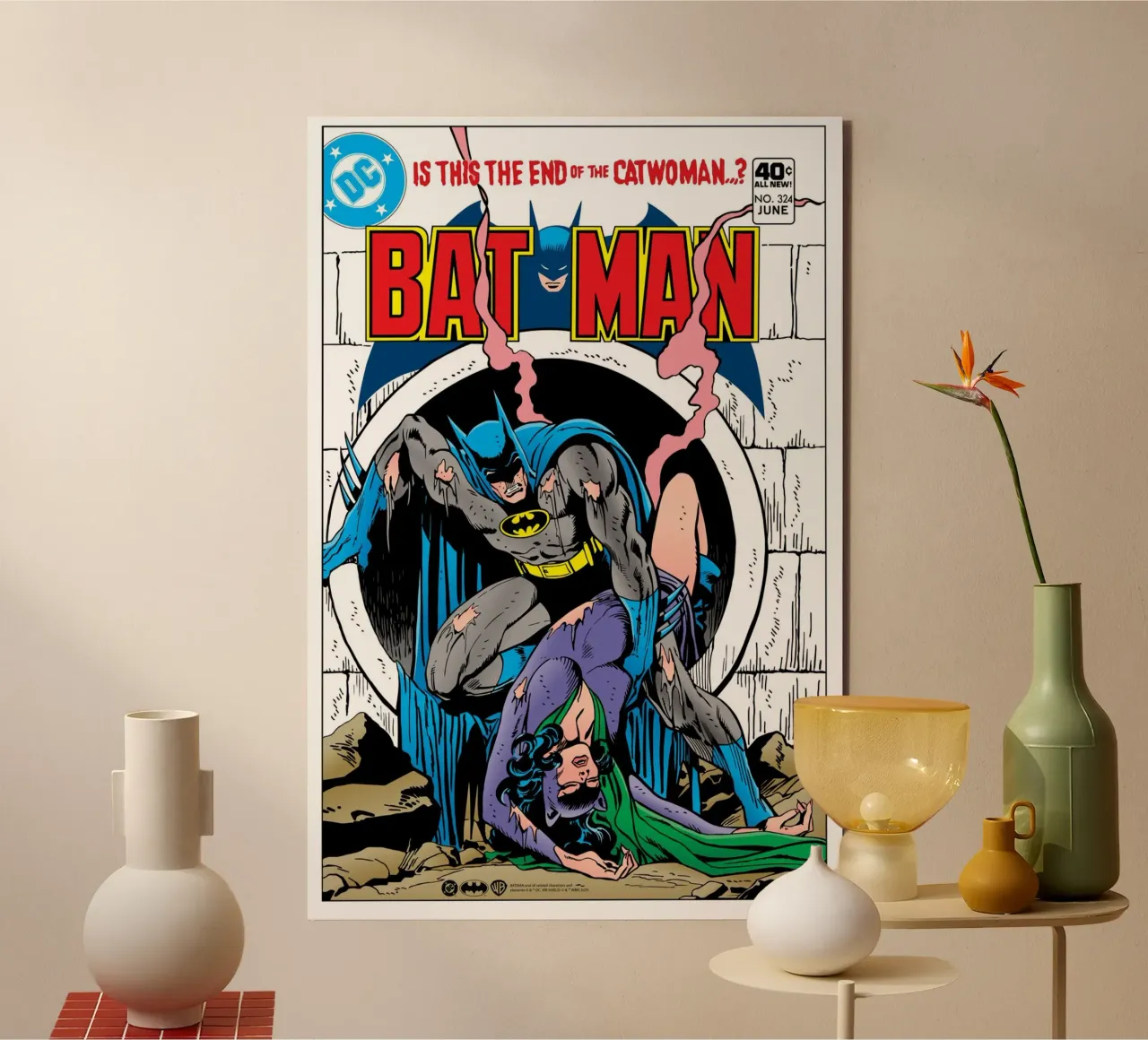 Batman #324 alluminio dibond da Comic Covers by Warner Bros.