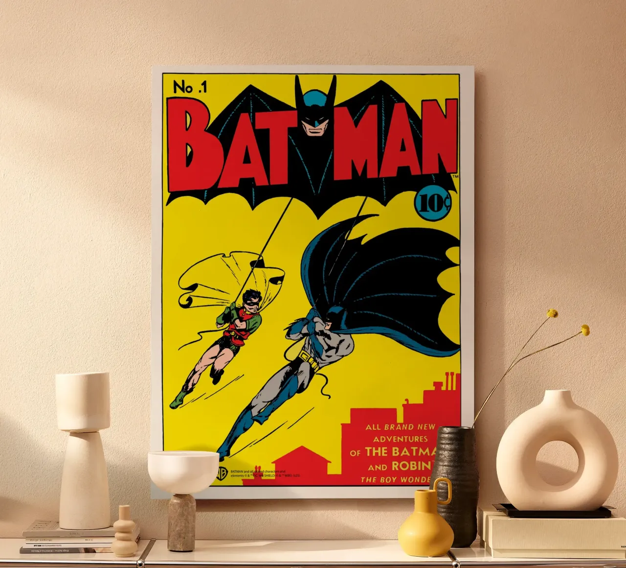 Batman No. 1 alluminio dibond da Comic Covers by Warner Bros.