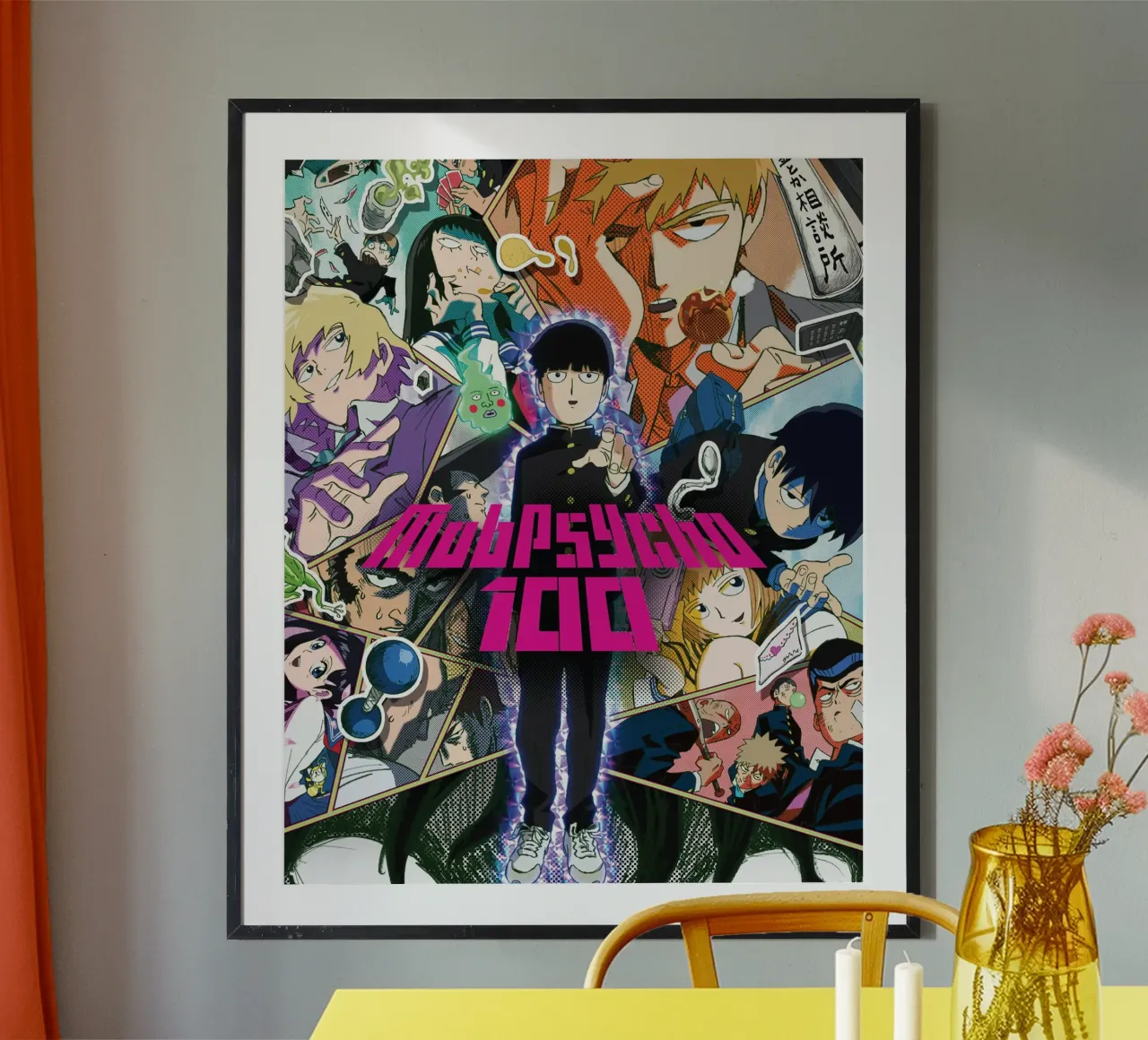 mob psycho 100 poster da Green