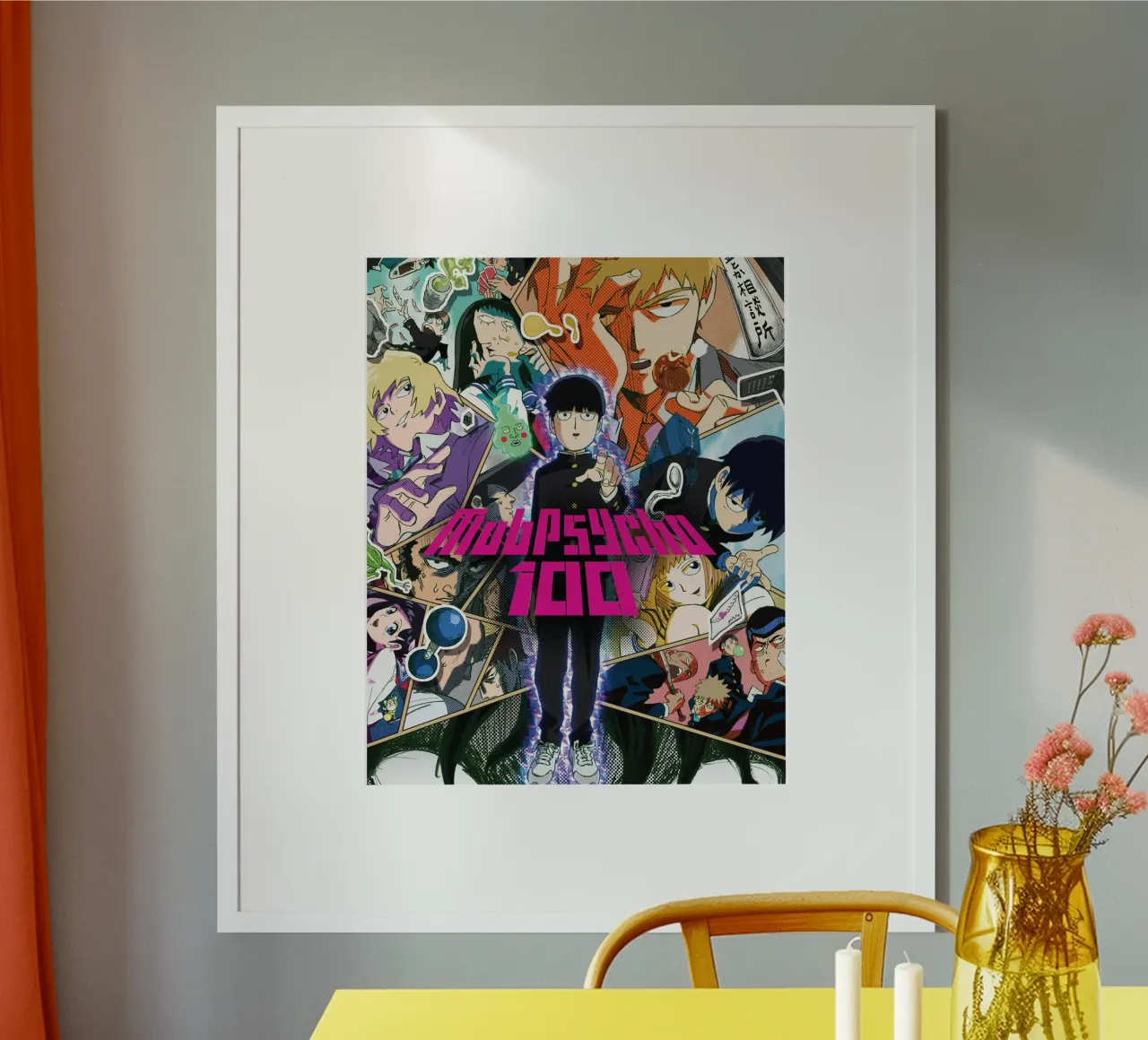 mob psycho 100 poster da Green