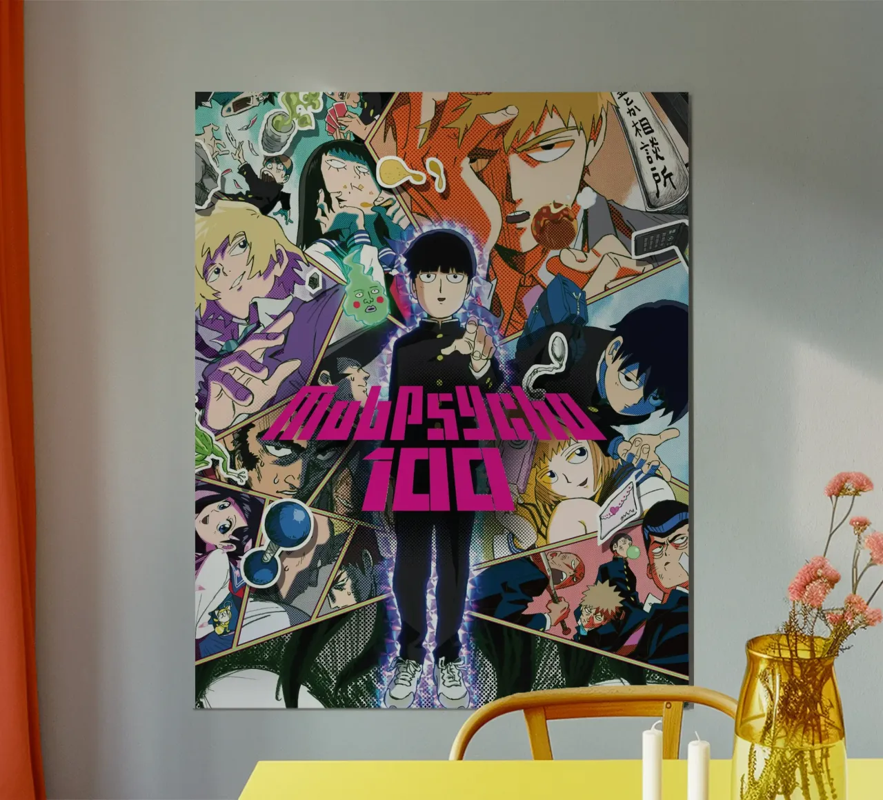 mob psycho 100 poster da Green