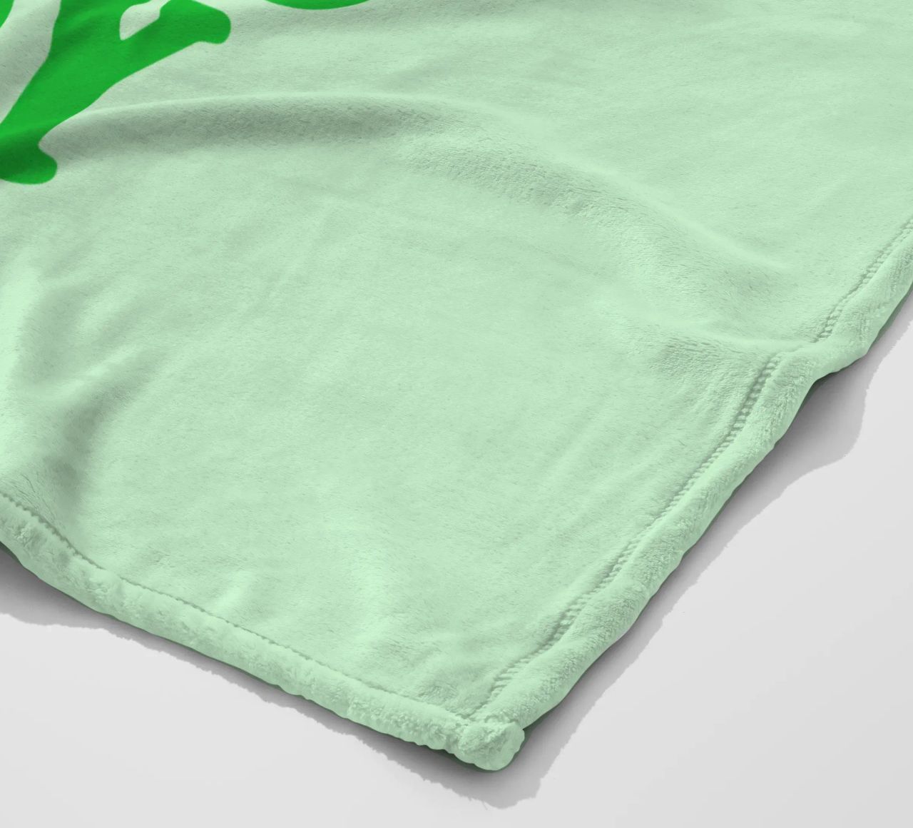 Today is a Good Day Optimistic Typography Print in Green fleece blanket by THE MOTIVATED TYPE