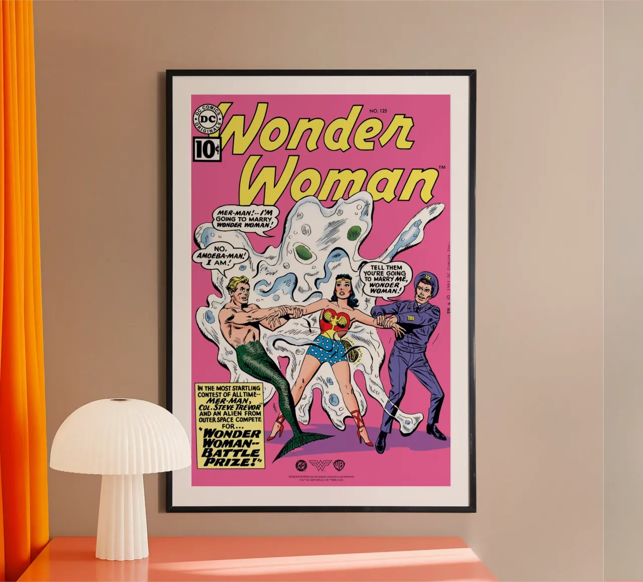 Wonder Woman No. 125 hahnemühle de Comic Covers by Warner Bros.
