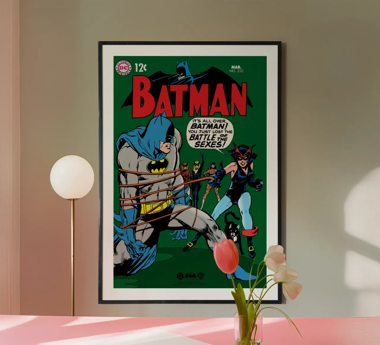 Batman No. 210 - Battle of the Sexes hahnemühle by Comic Covers by Warner Bros.