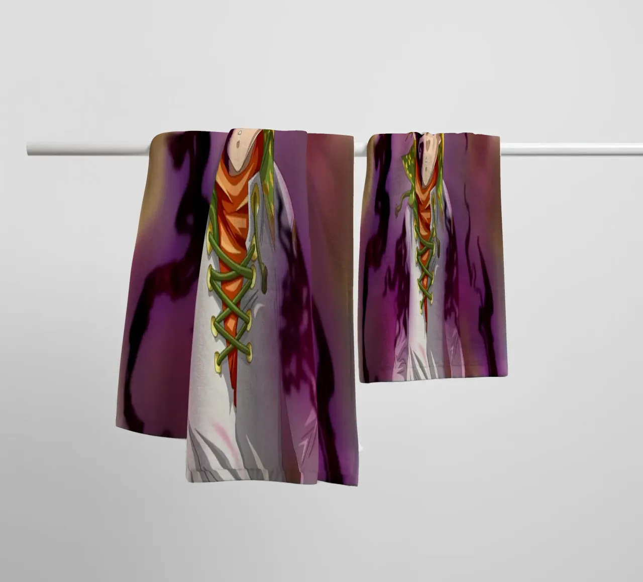 angry meliodas duvet towel by Green