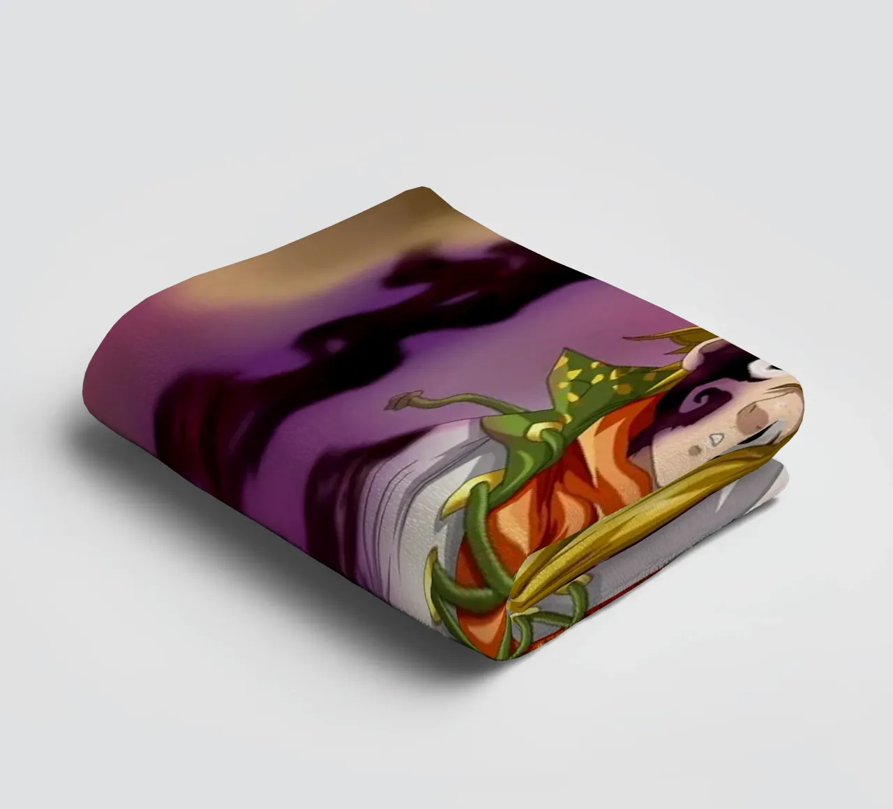 angry meliodas duvet towel by Green