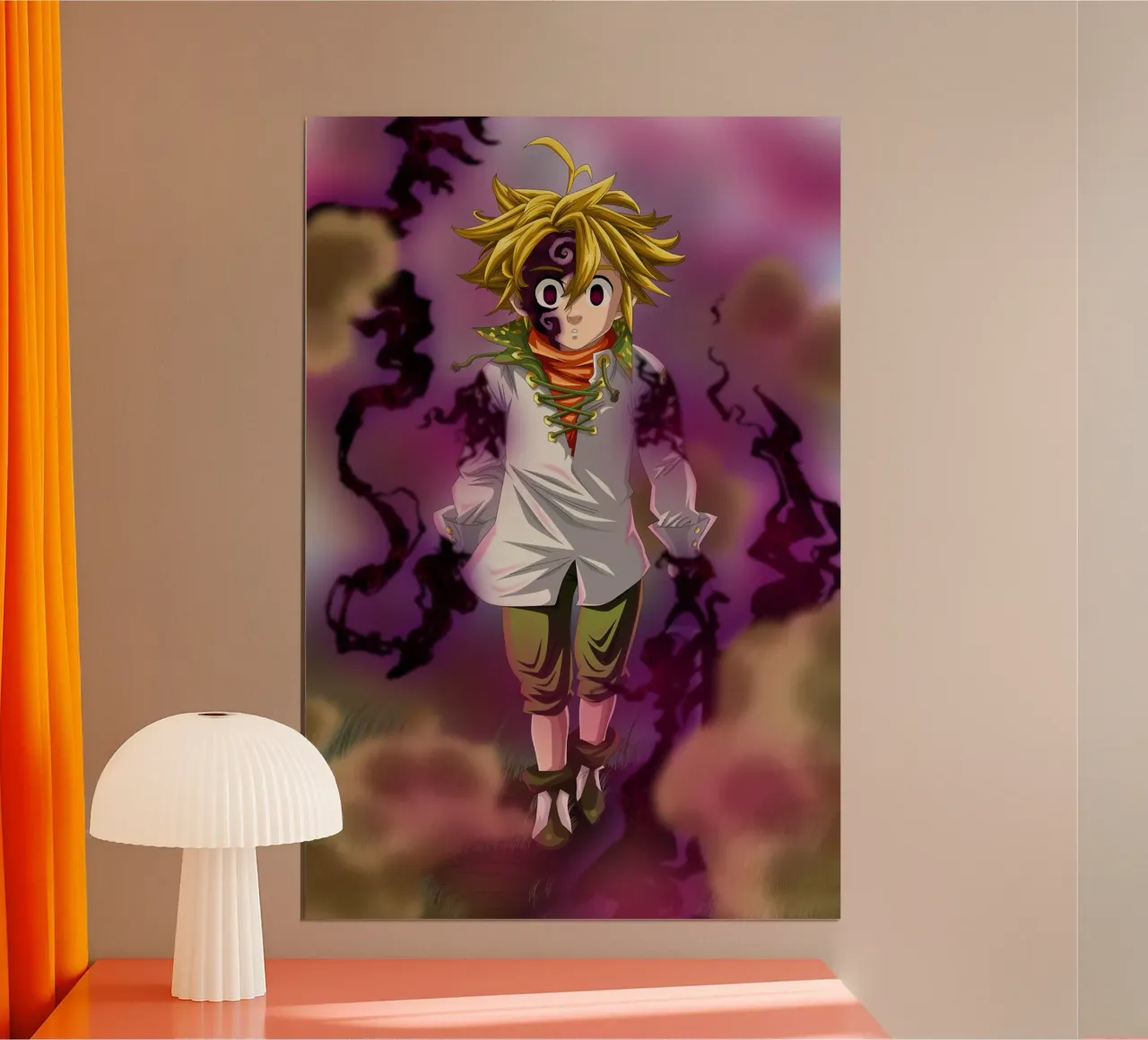 piumino meliodas arrabbiato carta hahnemühle da Green