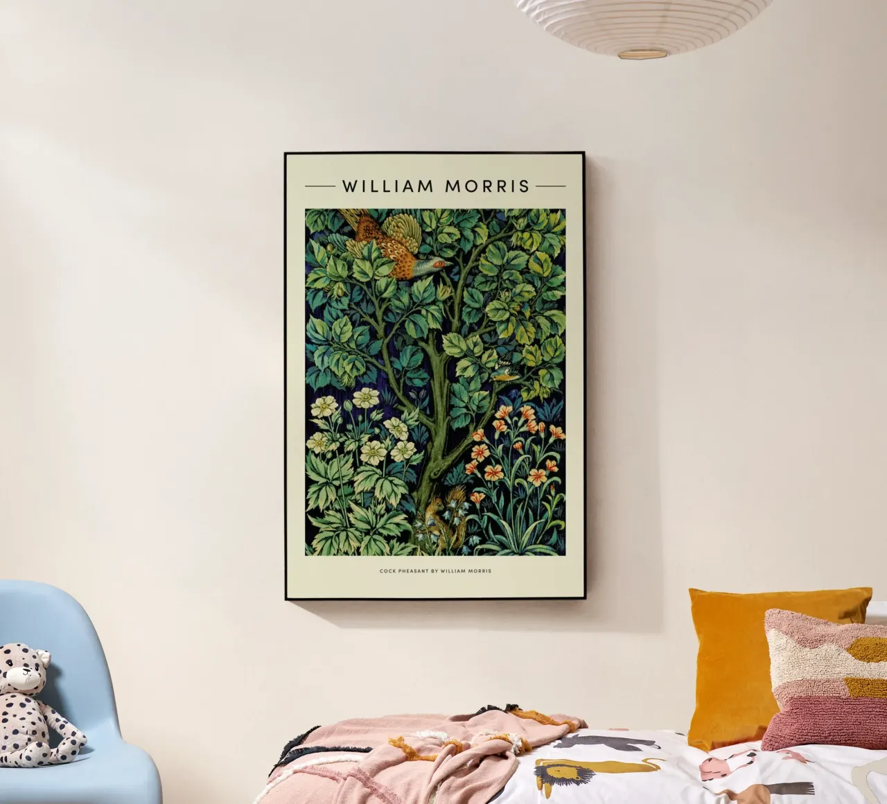 William Morris - Cock Pheasant acrylic glass by Vintage by JUNIQE