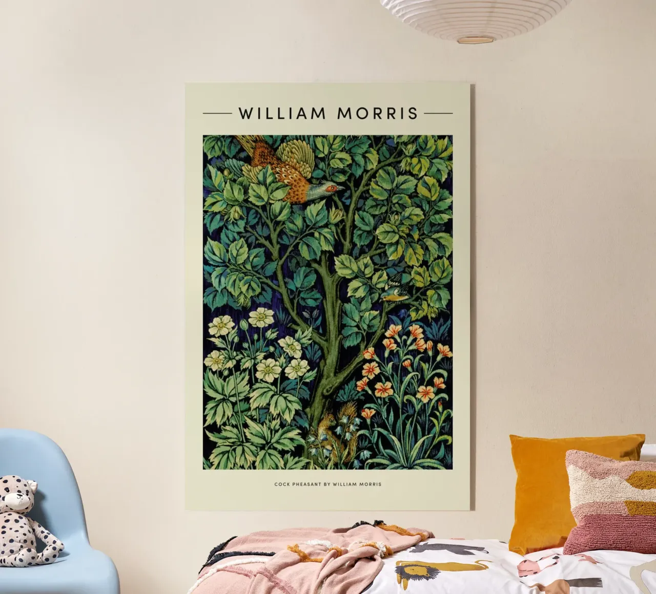 William Morris - Cock Pheasant acrylic glass by Vintage by JUNIQE