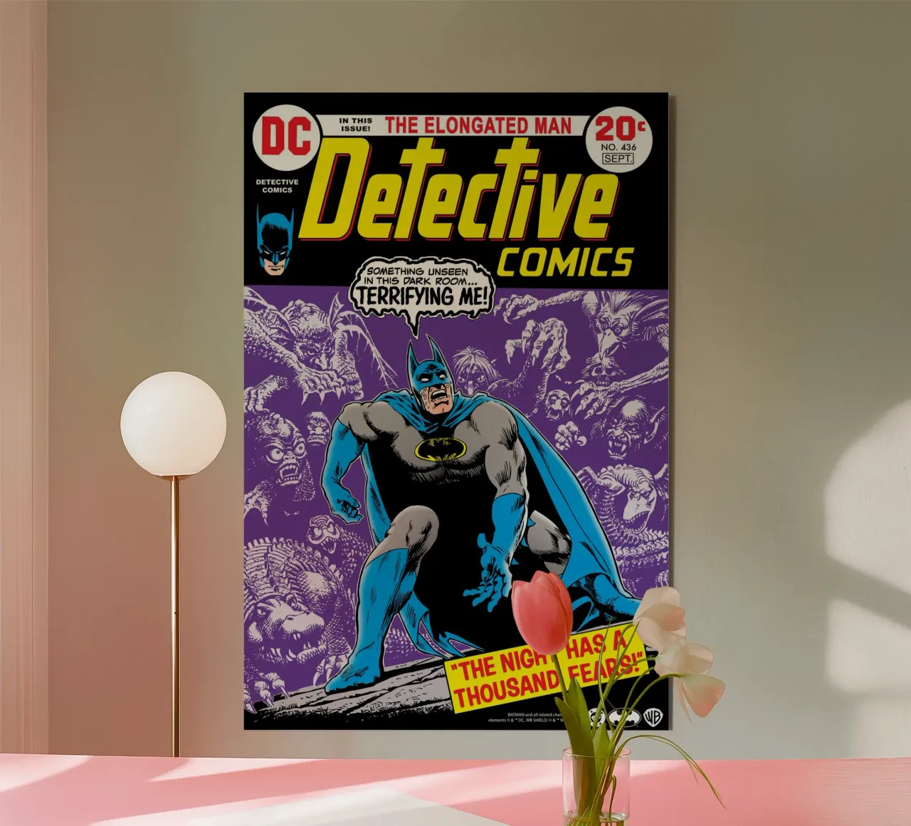 Batman No. 430 - thousand fears! alluminio dibond da Comic Covers by Warner Bros.