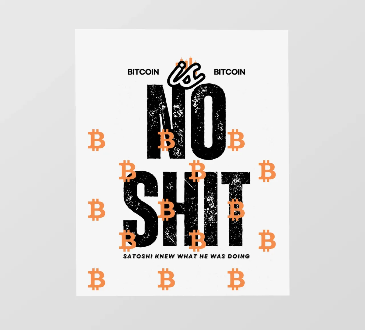 BTC_is_no_SH'T pellicola backlit da Crypto_Jungle