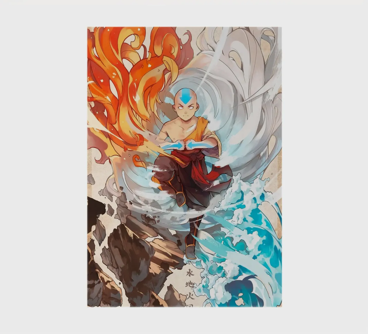 four eleman avatar notebook by Green