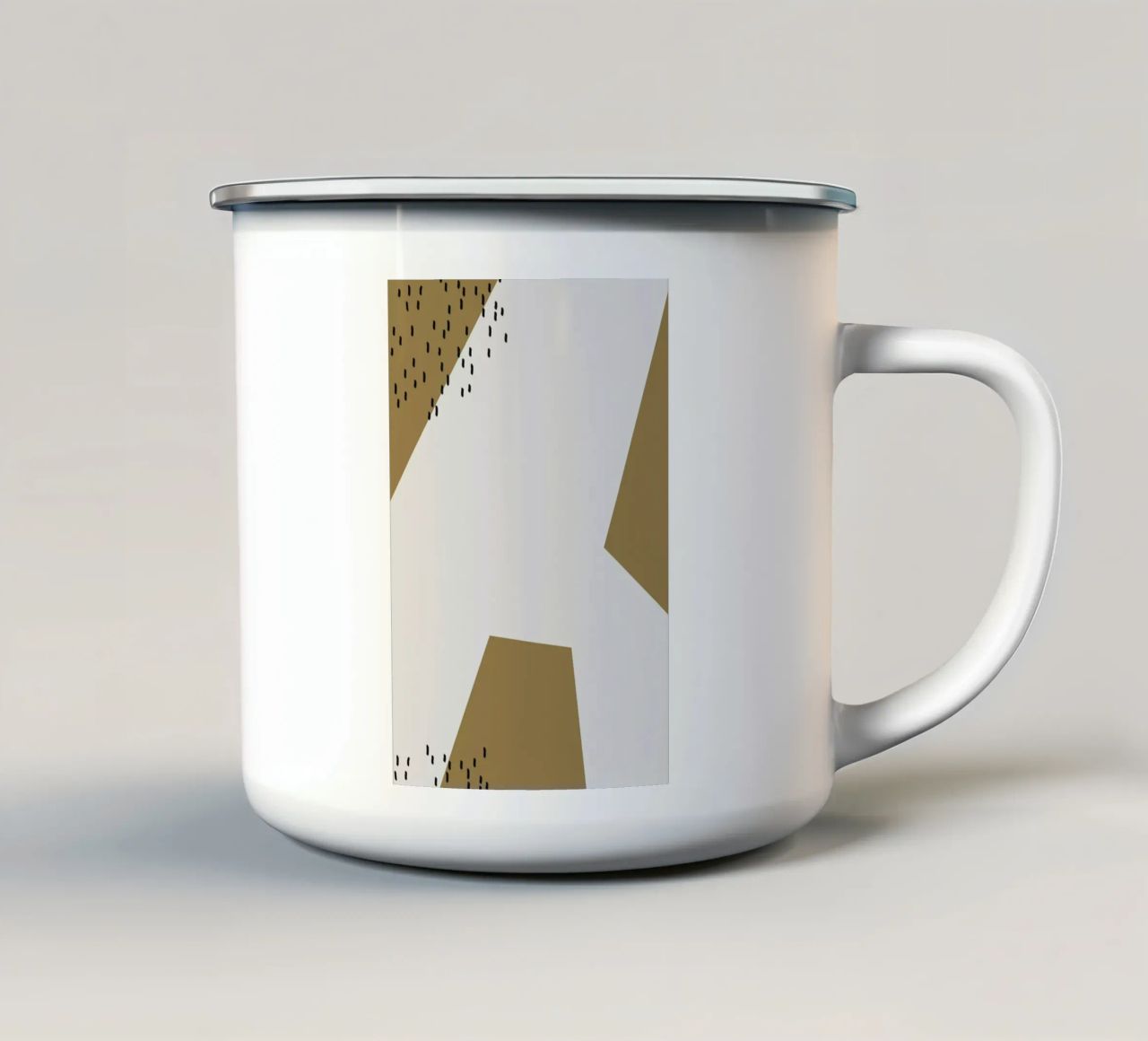 A tazza in smalto da 170QM