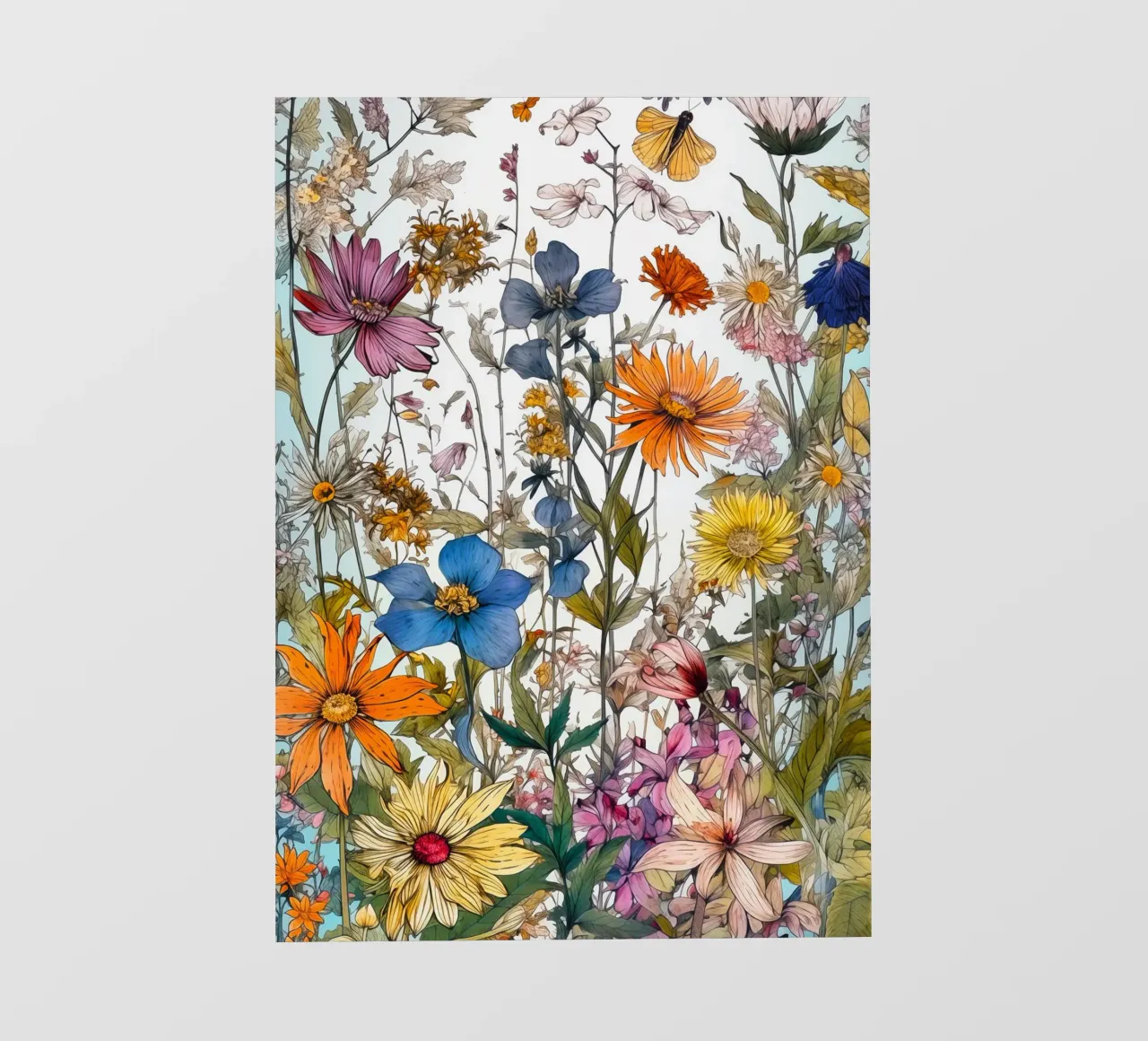 Prato dei fiori selvatici telo in pvc da Justyna Jaszke JBJart