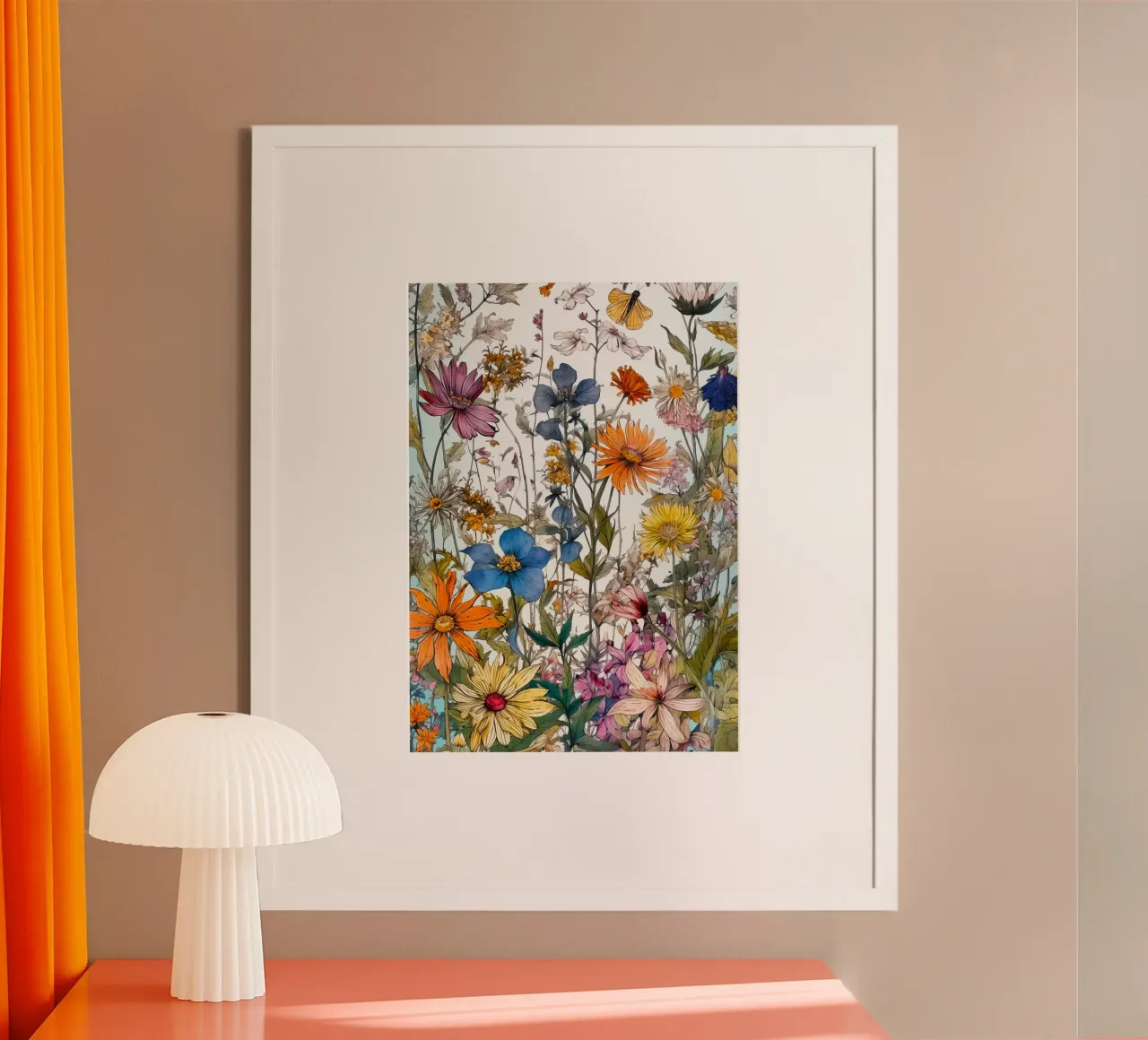 Prato dei fiori selvatici carta hahnemühle da Justyna Jaszke JBJart