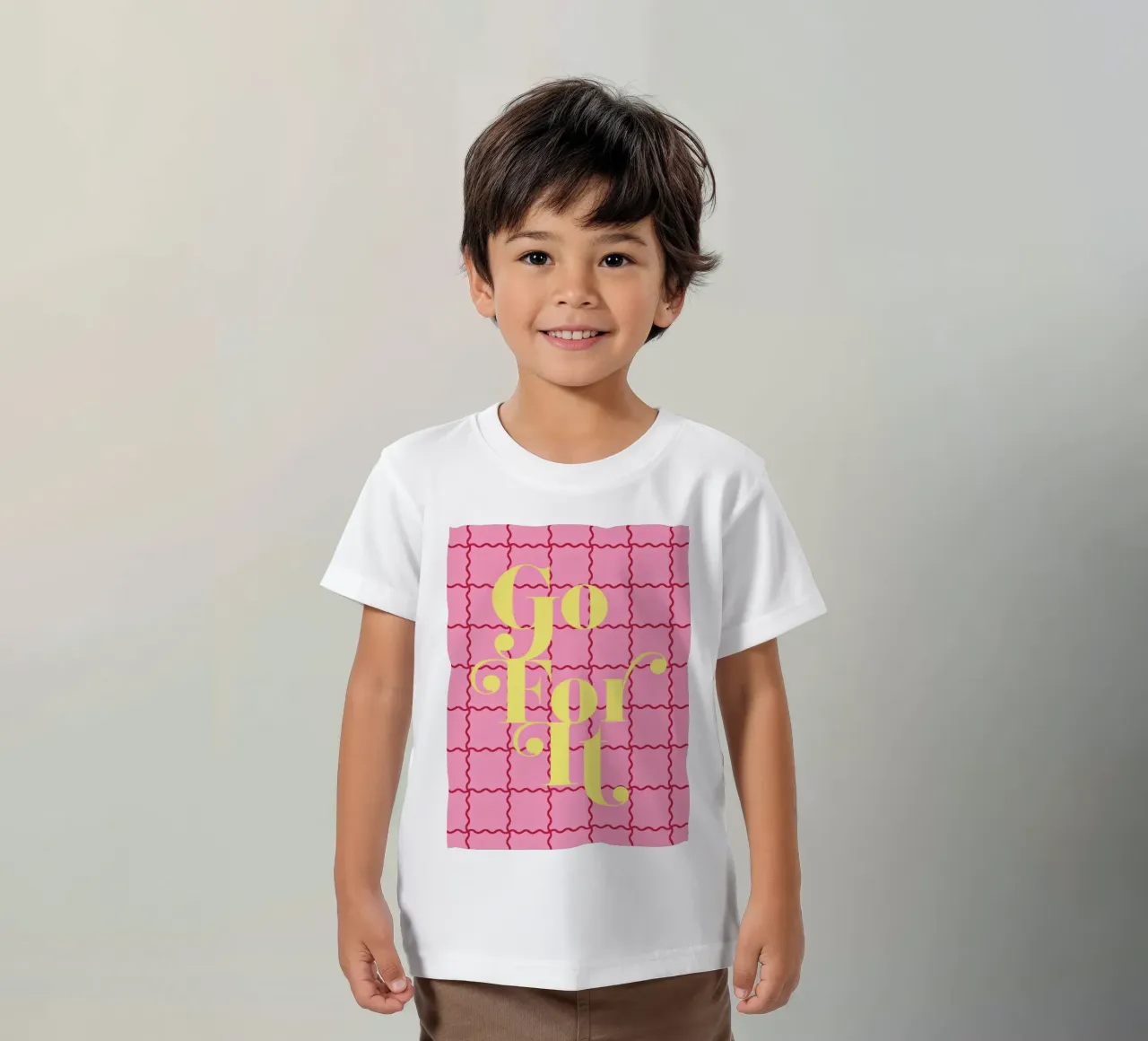 Go For It t-shirt bambini da designdn