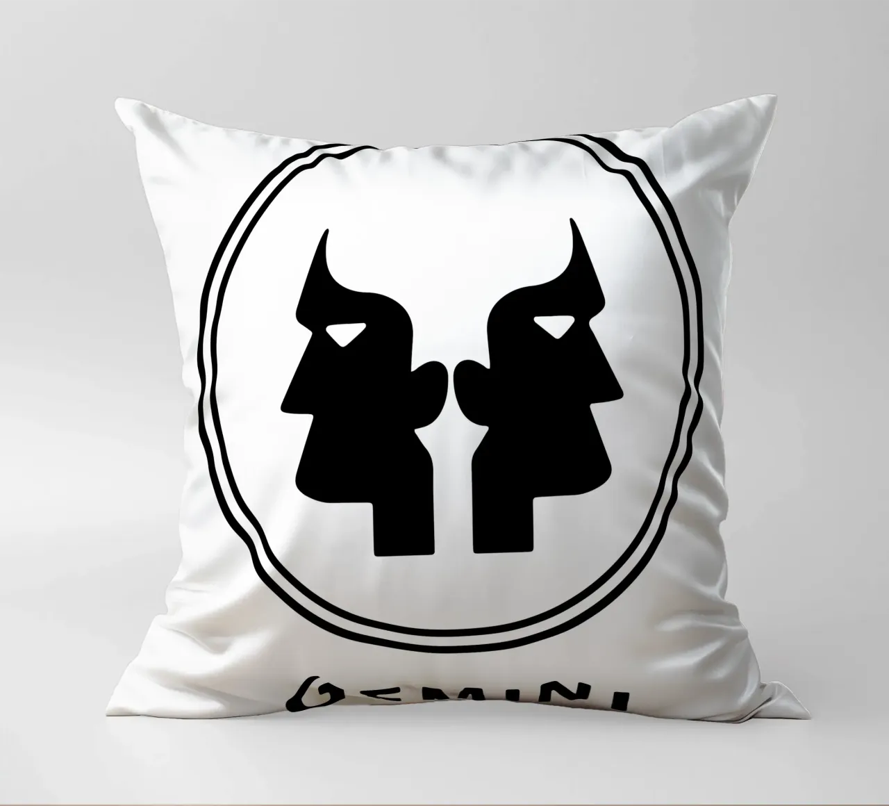 Gemelli Zodiac Vector Art Design cuscino da Raffasya Shop