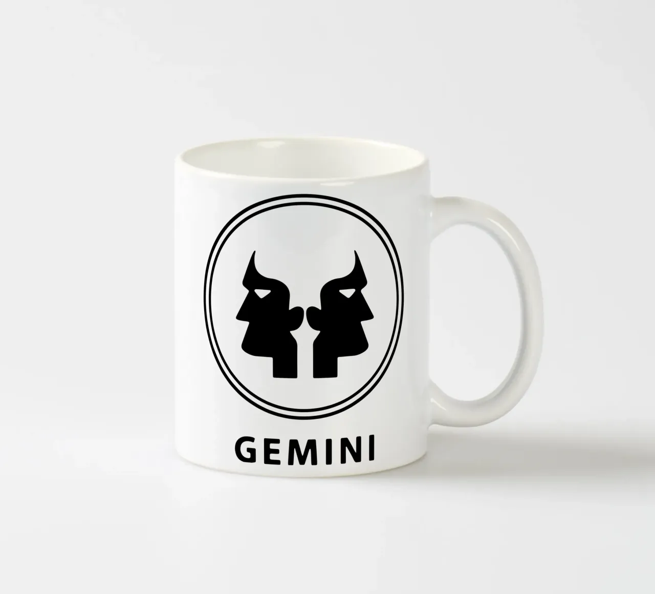 Gemelli Zodiac Vector Art Design tazza in ceramica da Raffasya Shop
